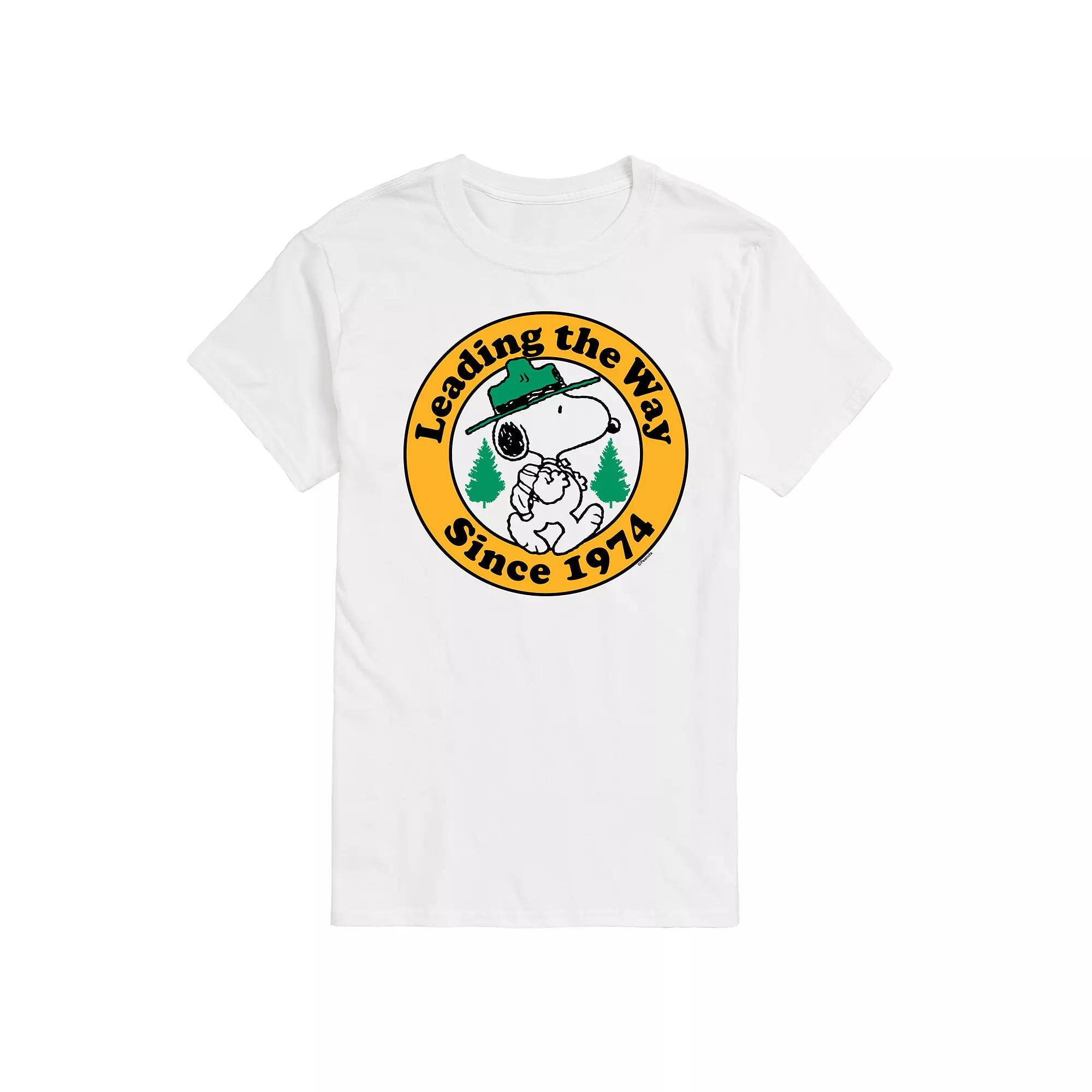 Men's Peanuts Snoopy Leading The Way Graphic Tee,  Product Image