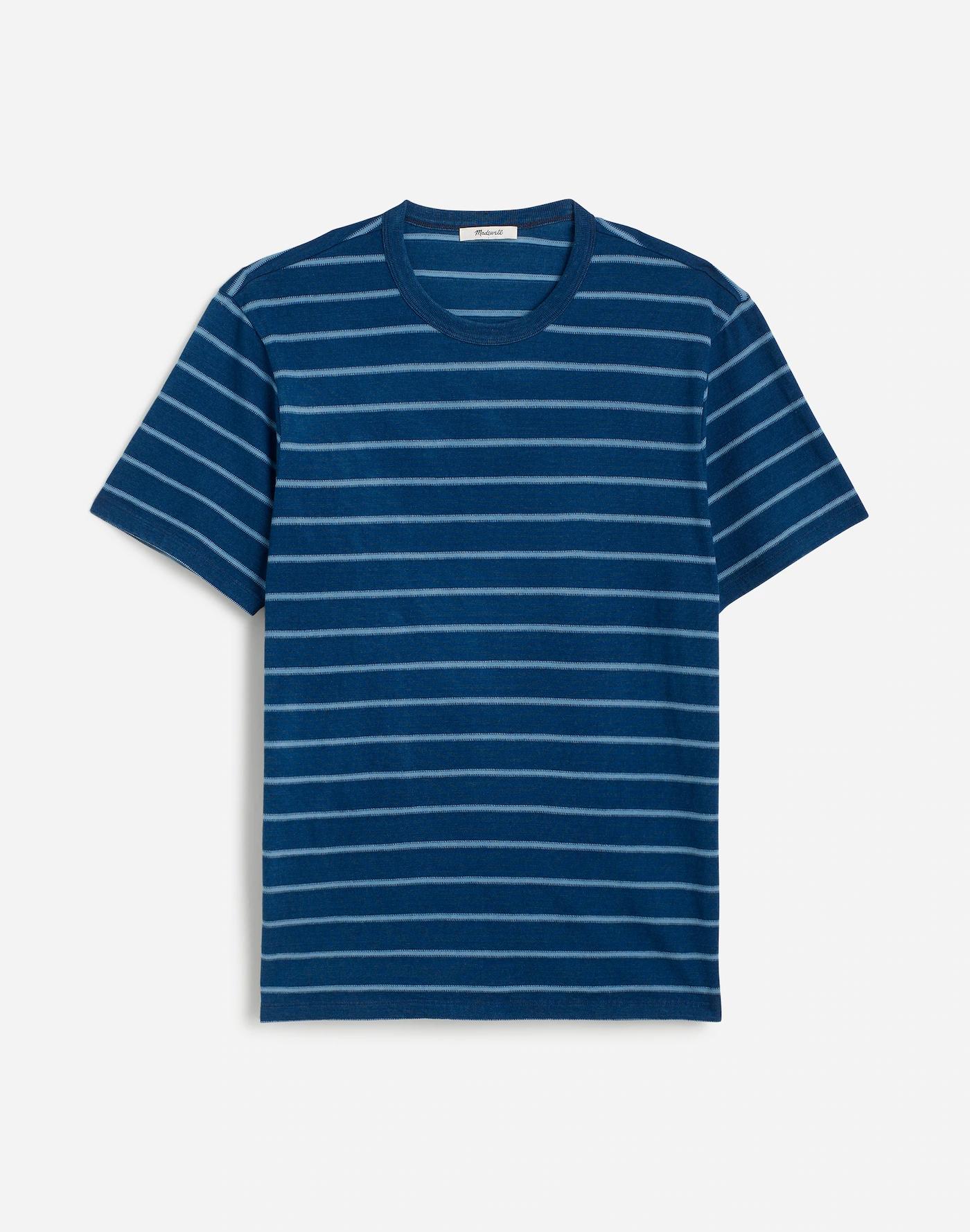 Indigo-Dyed Slub Tee Product Image