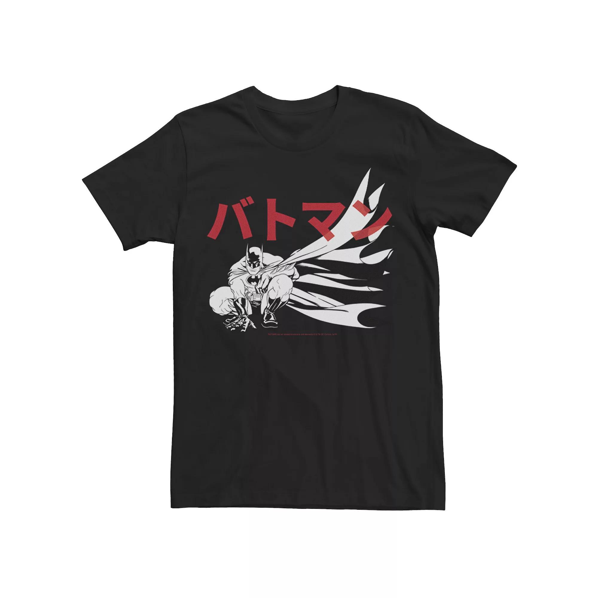 Men's DC Comics Batman Red Kanji Batman Tee,  Product Image