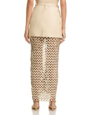 Kallan Leather Skirt Product Image