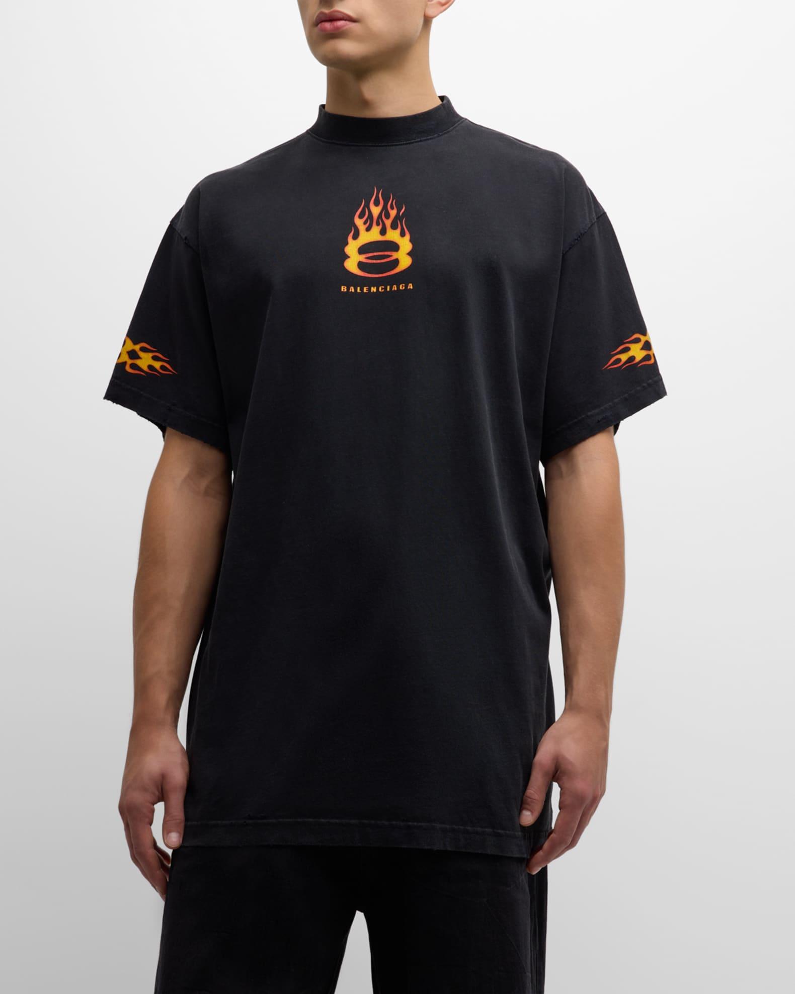 Men's Burning Unity Oversized T-Shirt Product Image