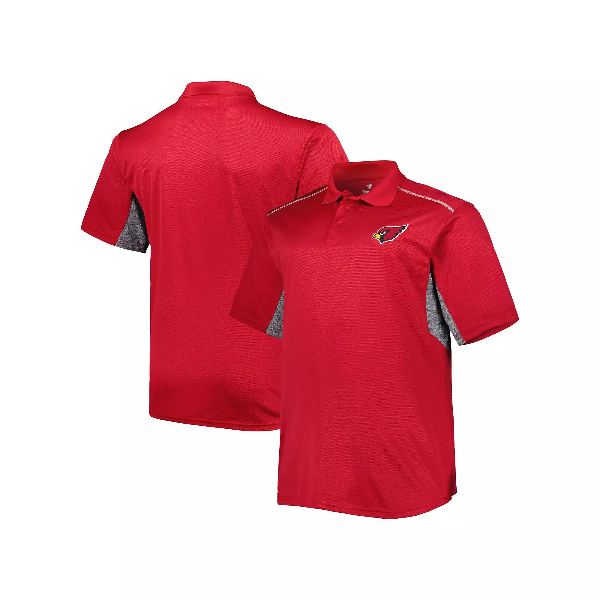 Men's Cardinal Arizona Cardinals Big & Tall Team Color Polo,  Product Image