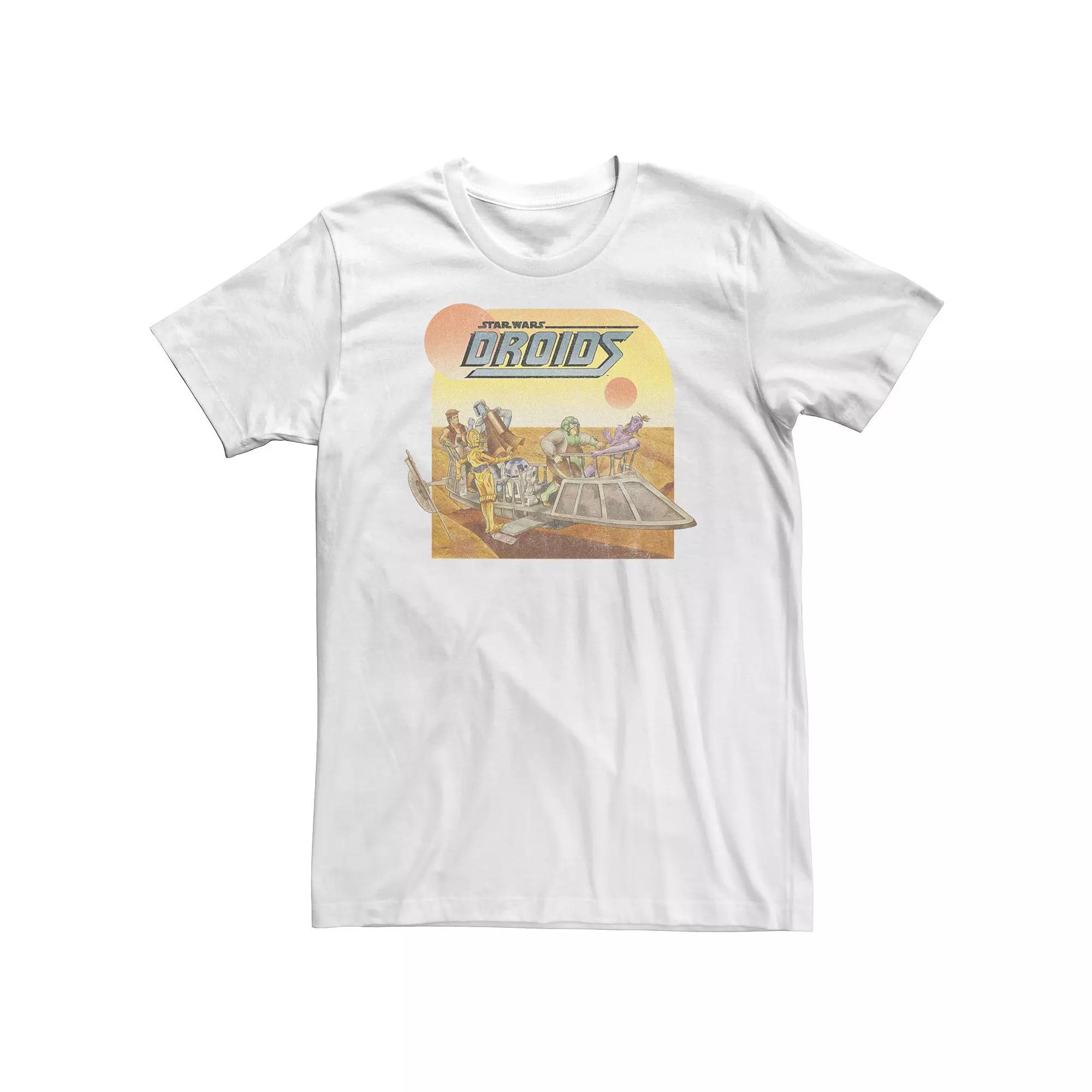 Big & Tall Star Wars Droid Group Sunset Tee, Men's,  Product Image