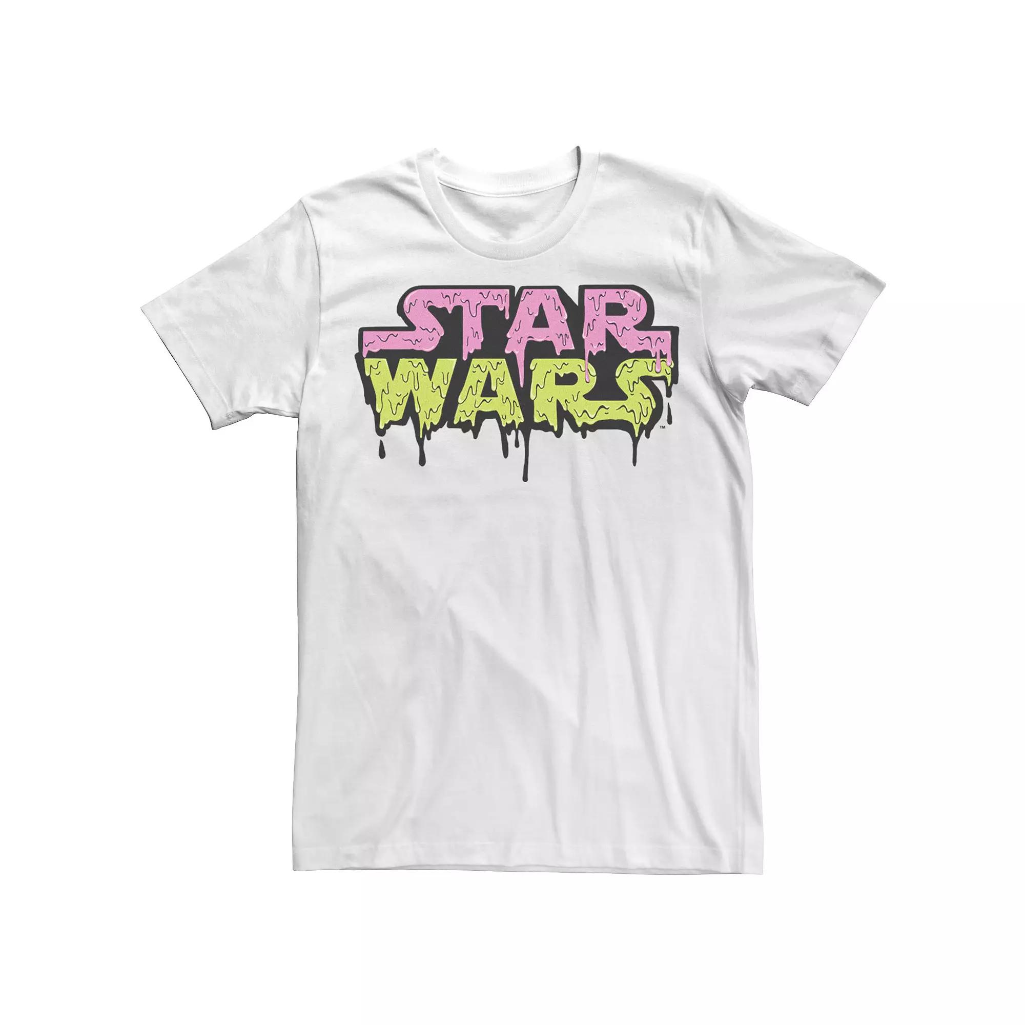 Men's Star Wars Drippy Logo Graphic Tee,  Product Image