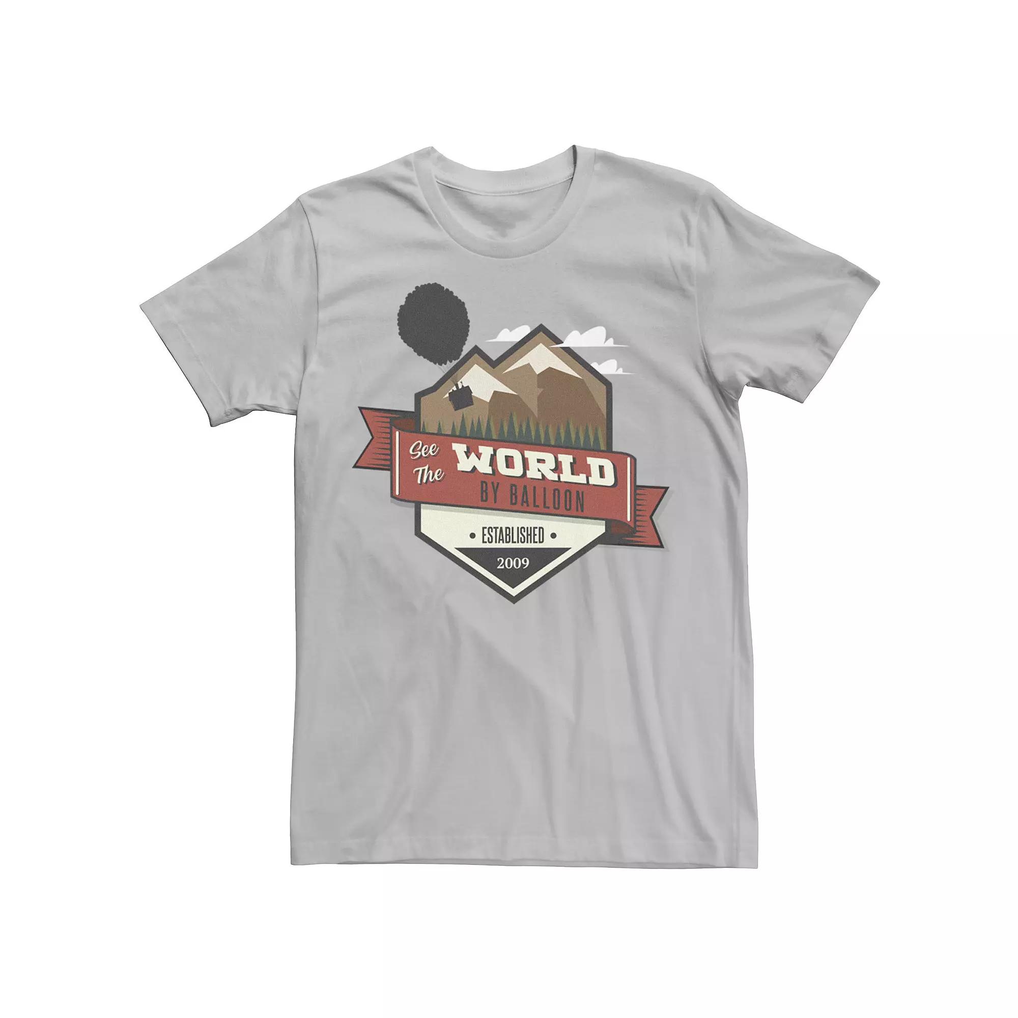 Disney / Pixar's Up Men's See The World By Balloon Tee,  Product Image
