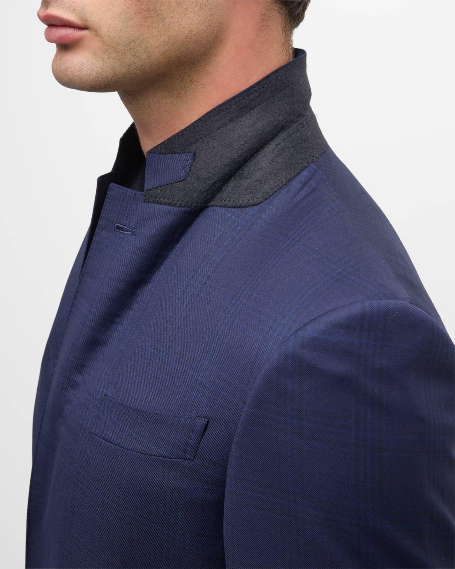 Men's Plaid Wool Suit Product Image