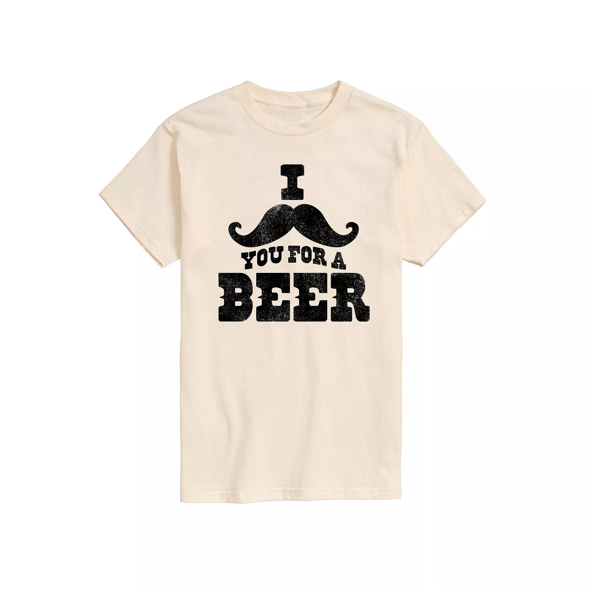 Men's I Mustache You for a Beer Tee,  Product Image