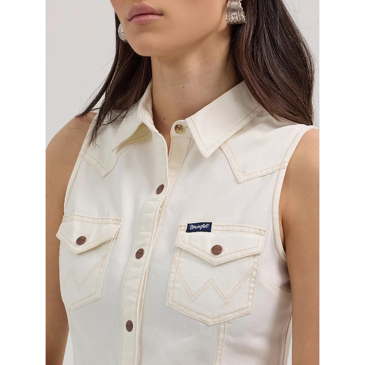 Women's Western Snap Shift Dress Product Image