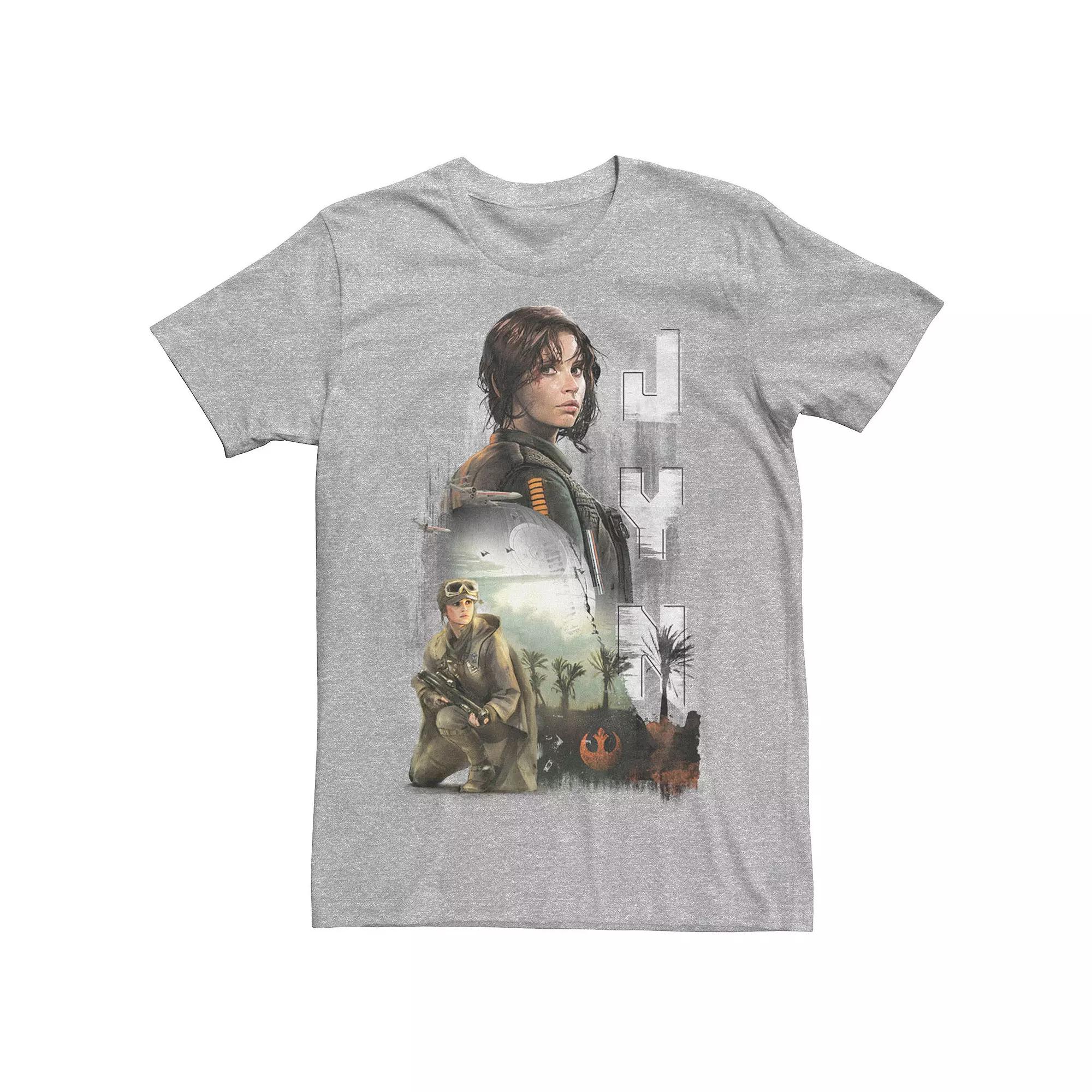Men's Star Wars Rogue One Jyn Painted Portrait Tee,  Product Image