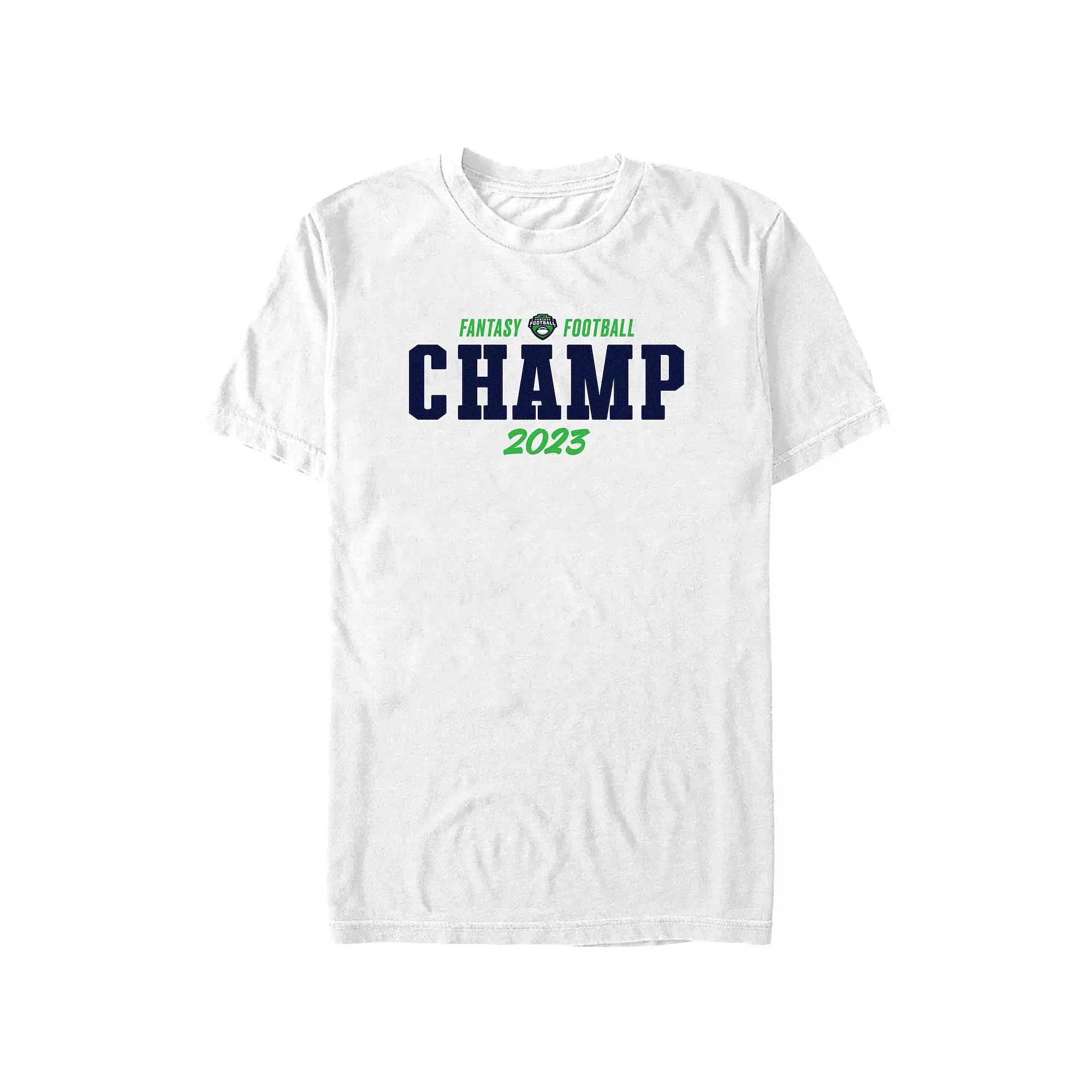 Men's ESPN Fantasy Football 2023 Champ Graphic Tee, Size: Large, White Product Image