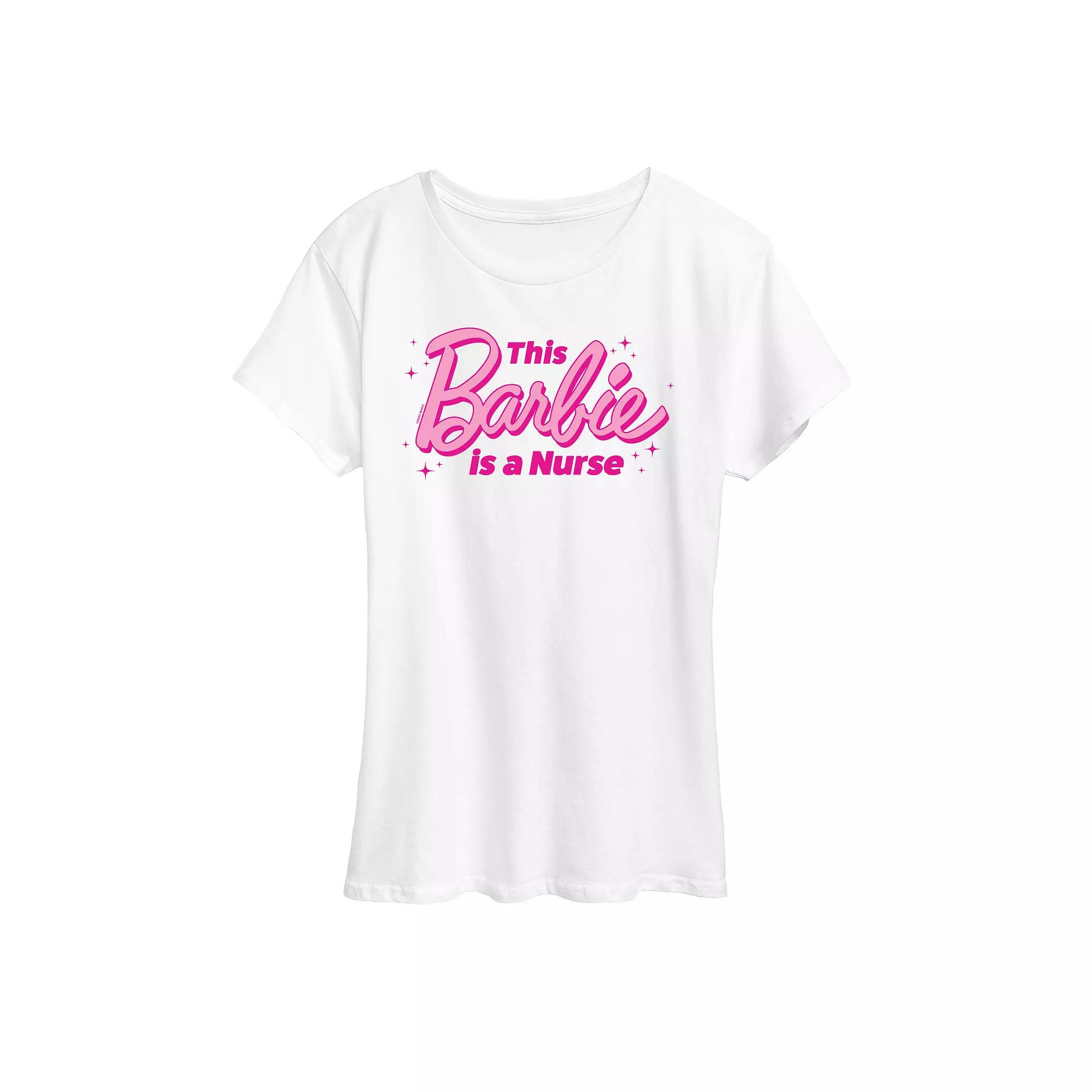 Women's Barbie® This Barbie Is A Nurse Graphic Tee, Girl's,  Product Image