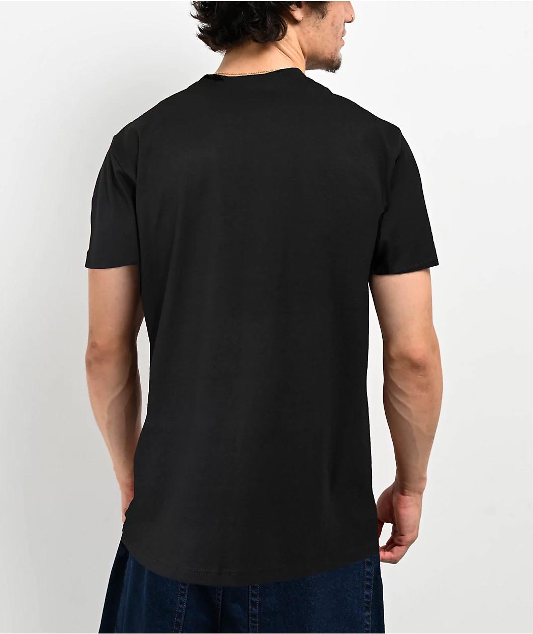 Affliction Infernal Nightmare Black & Red T-Shirt Product Image