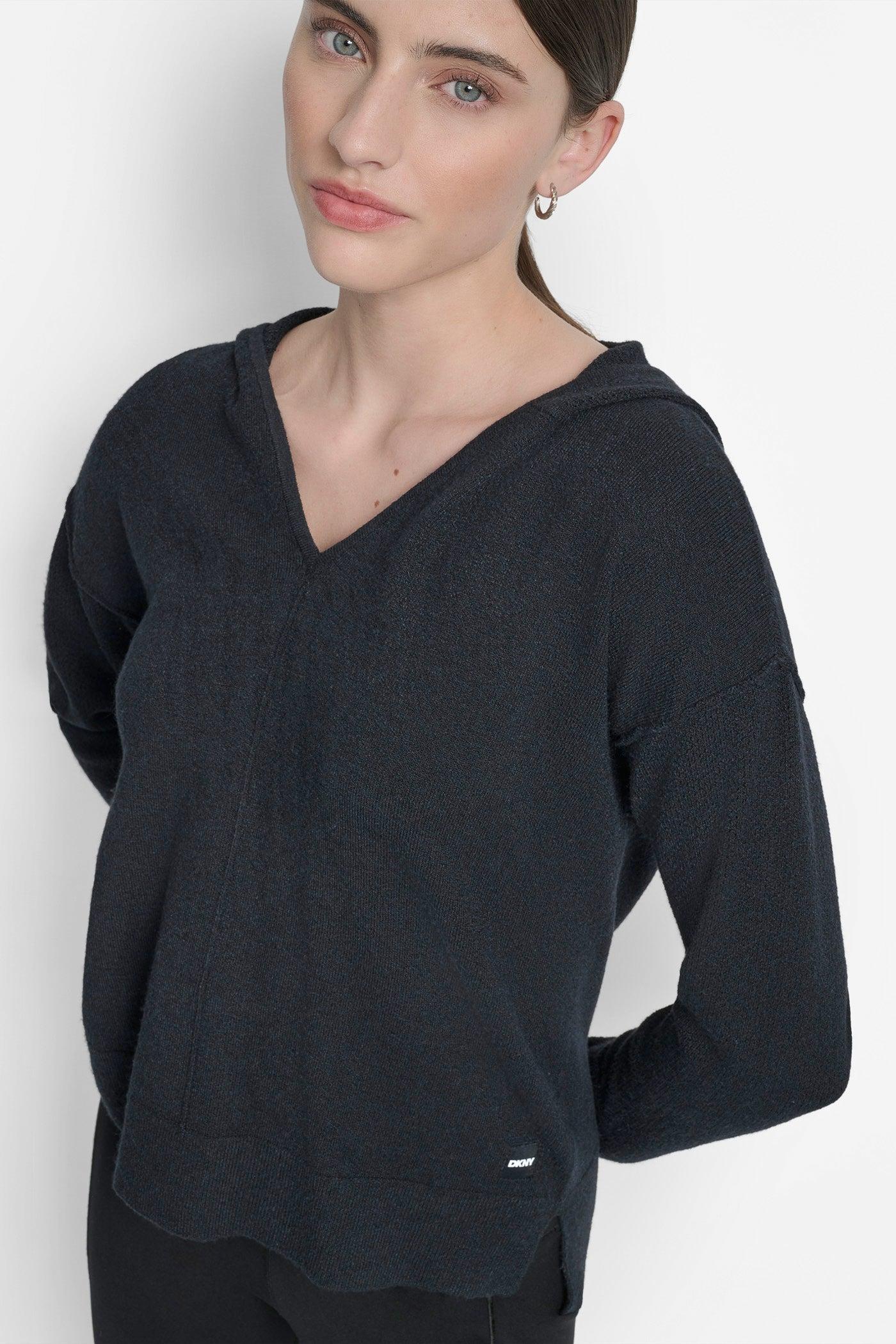 PANELED HI-LOW HOODIE Product Image