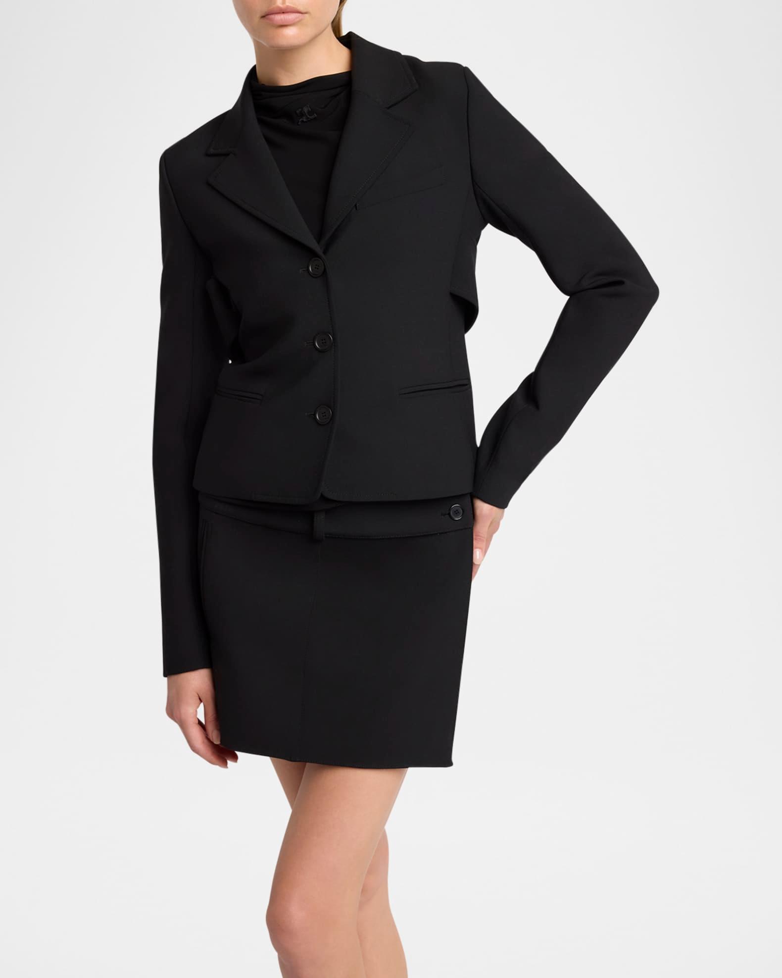 Scuba Single-Breasted Jacket Product Image