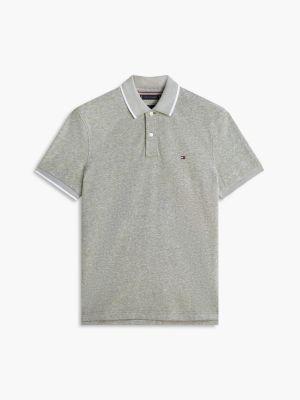 Regular Fit Linen-Blend Pique Polo Product Image