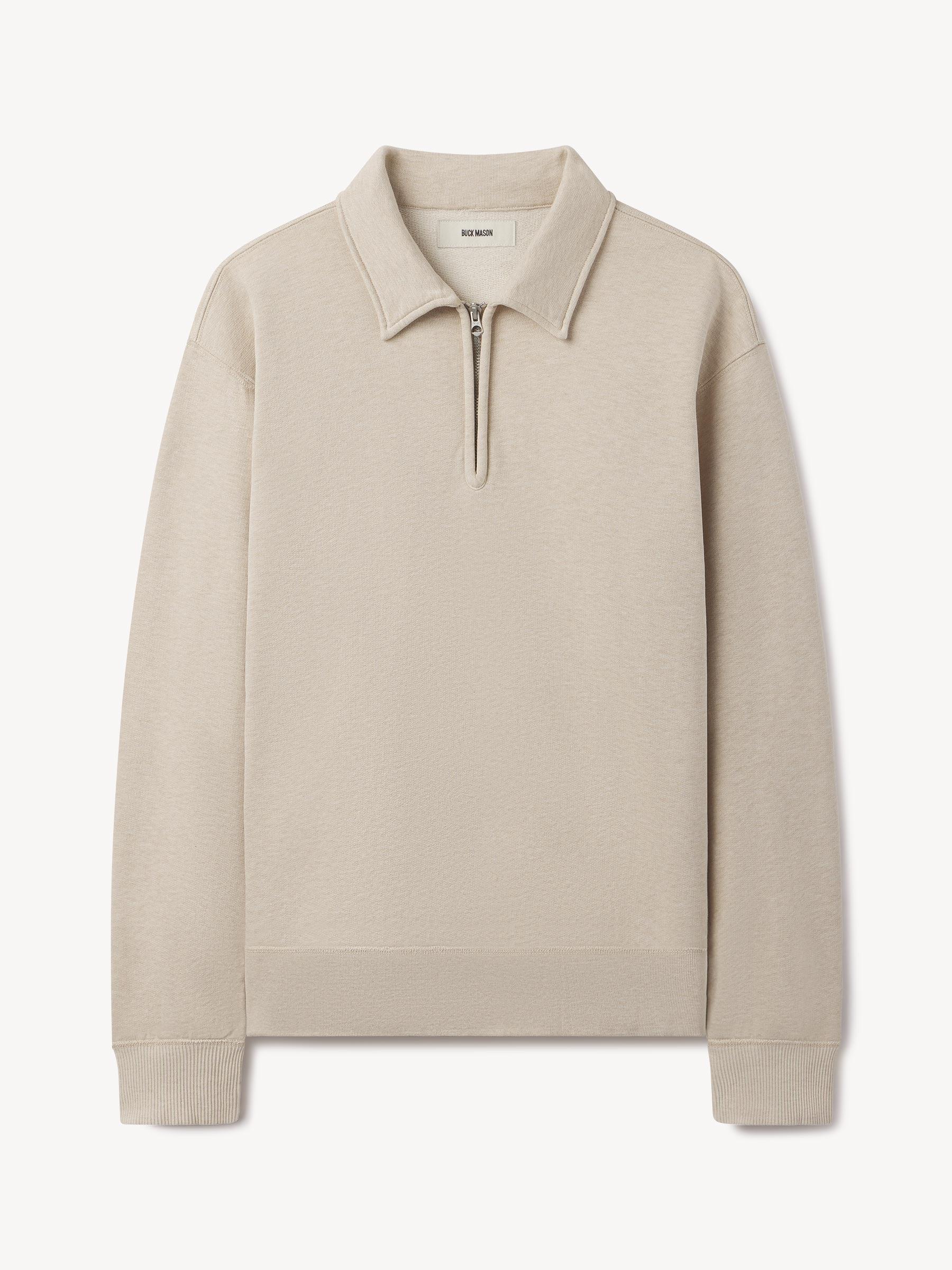 Heather Oat Welterweight Quarter Zip Product Image