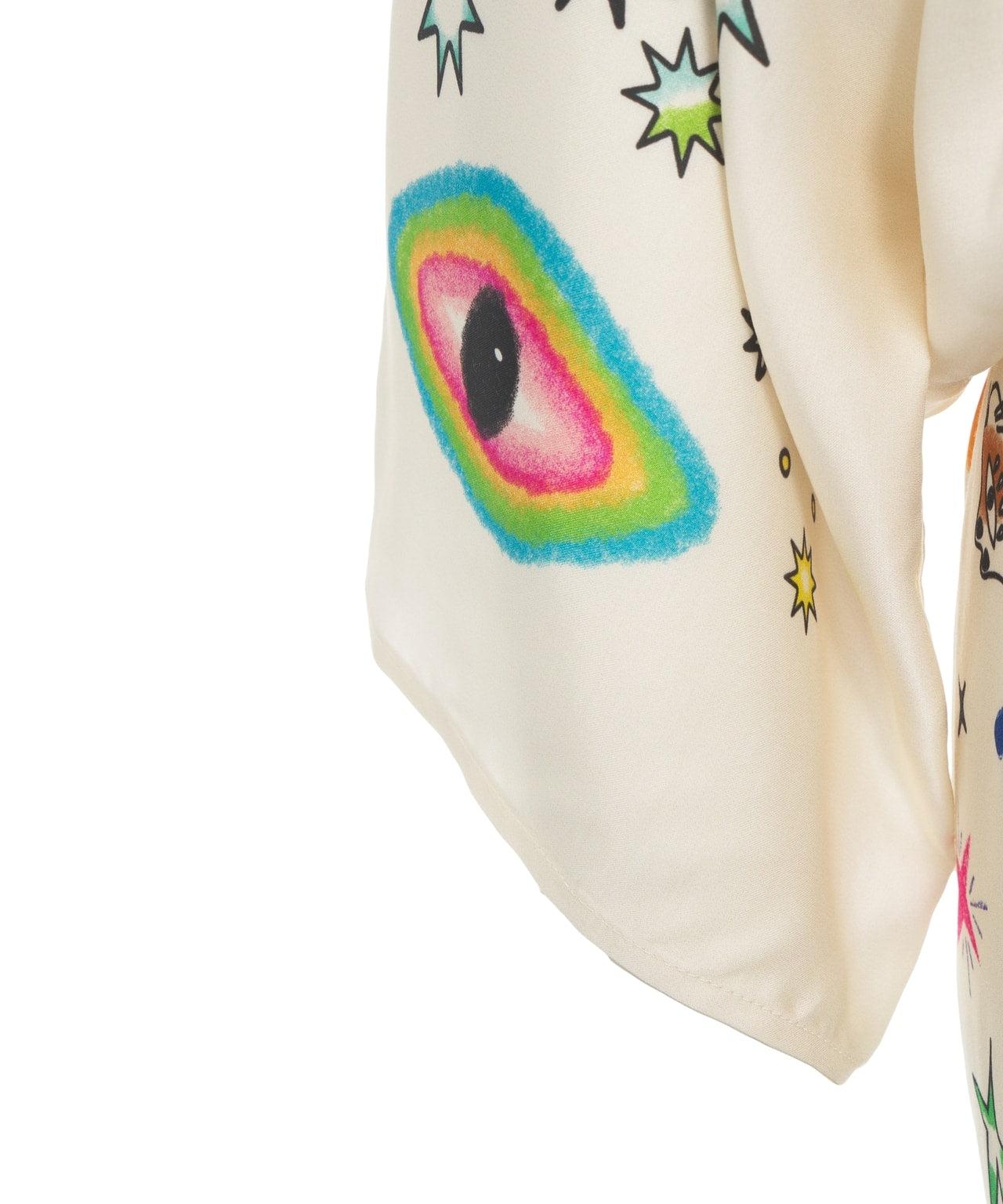 Kimono dress with print Product Image