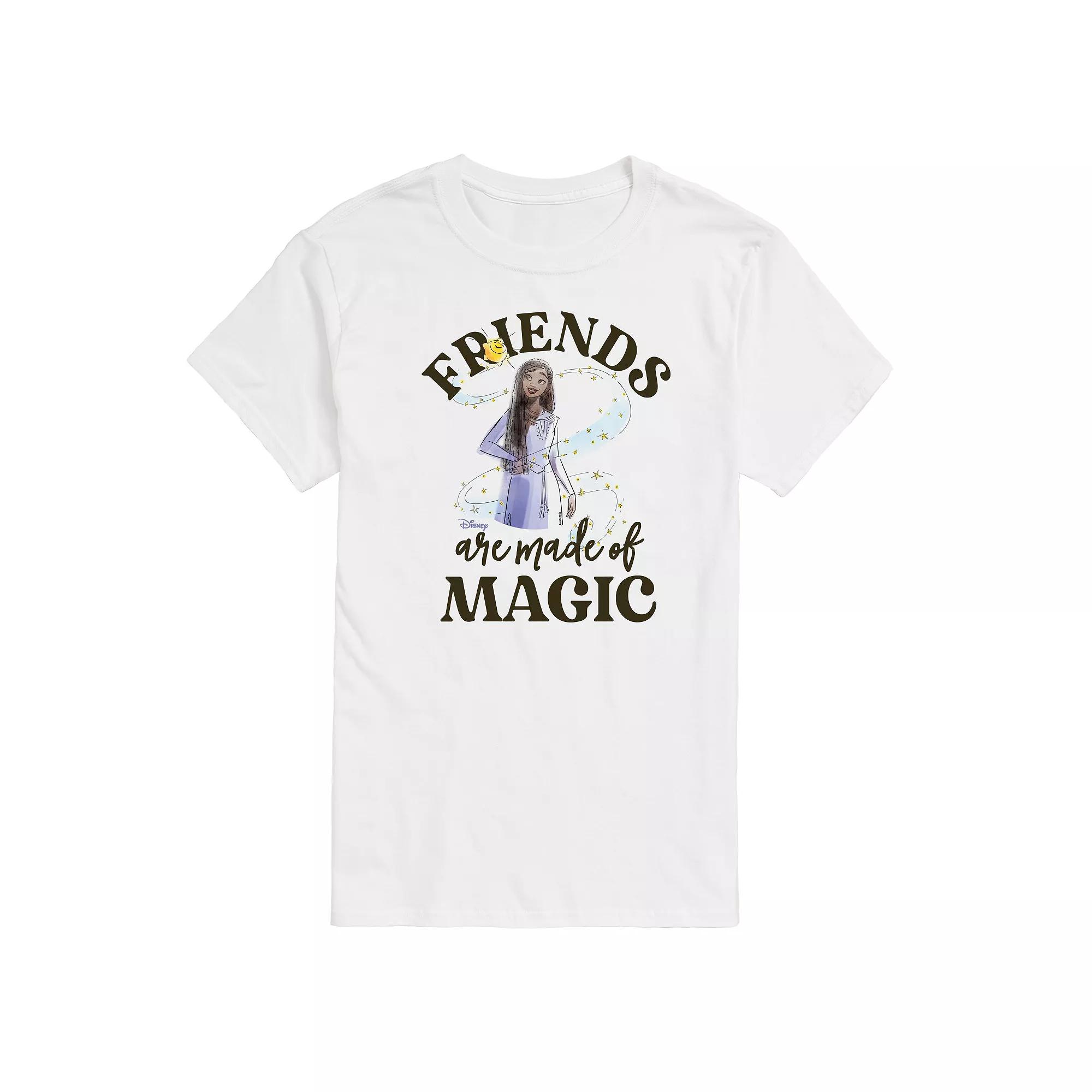 Disney's Wish Men's Friends Are Made Of Magic Graphic Tee,  Product Image