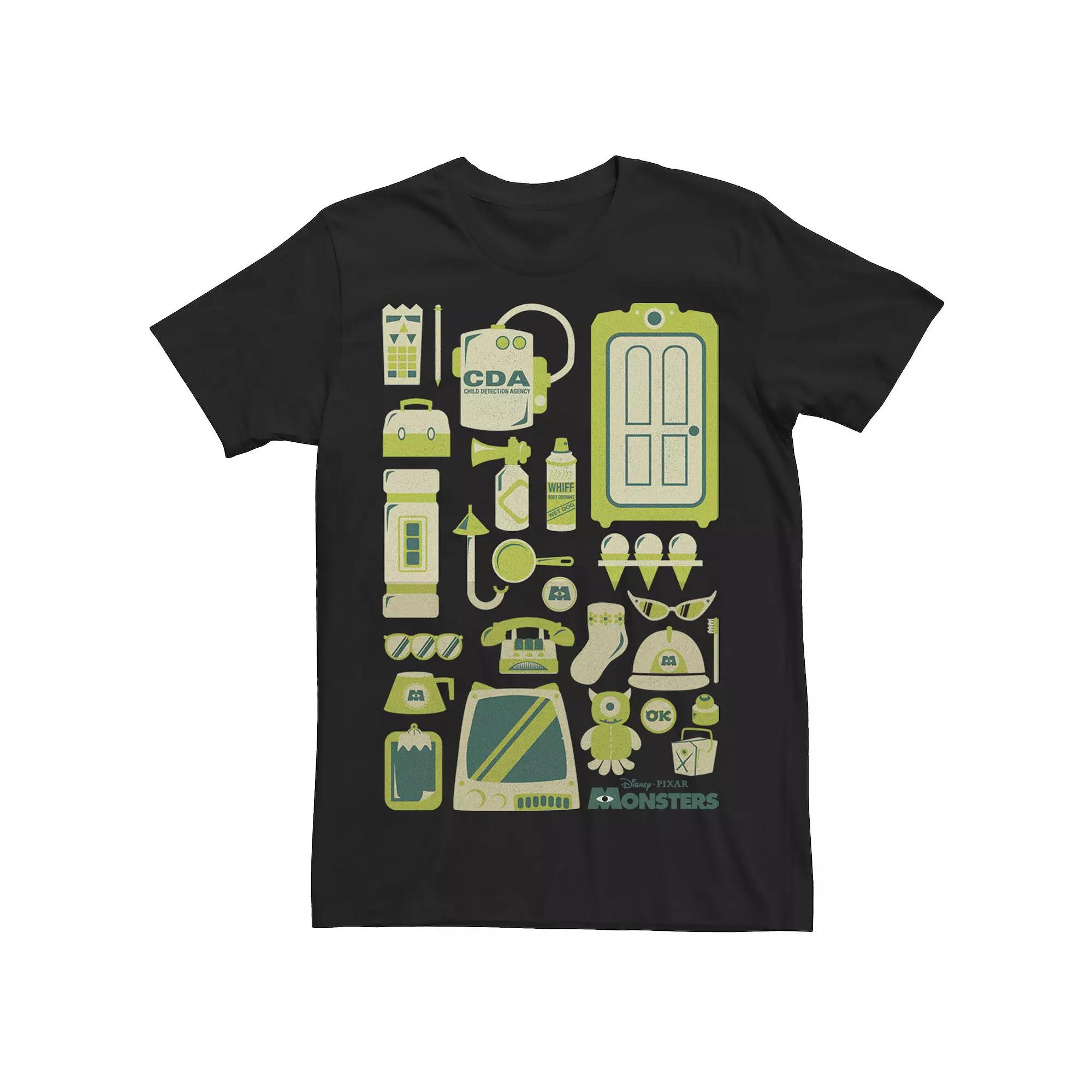 Disney / Pixar's Monsters, Inc. Men's Icons Poster Tee,  Product Image
