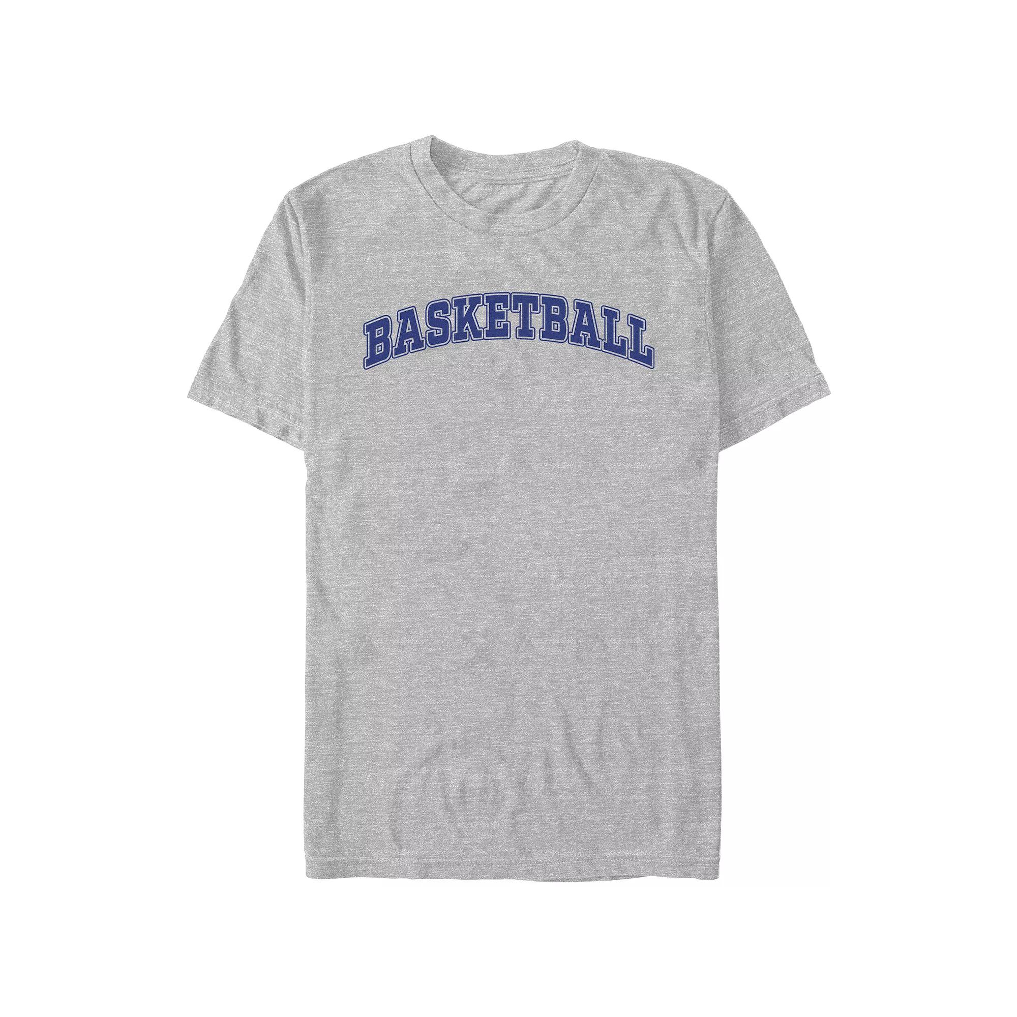 Men's Basketball Graphic Tee, Size: XXL, Athletic Grey Product Image