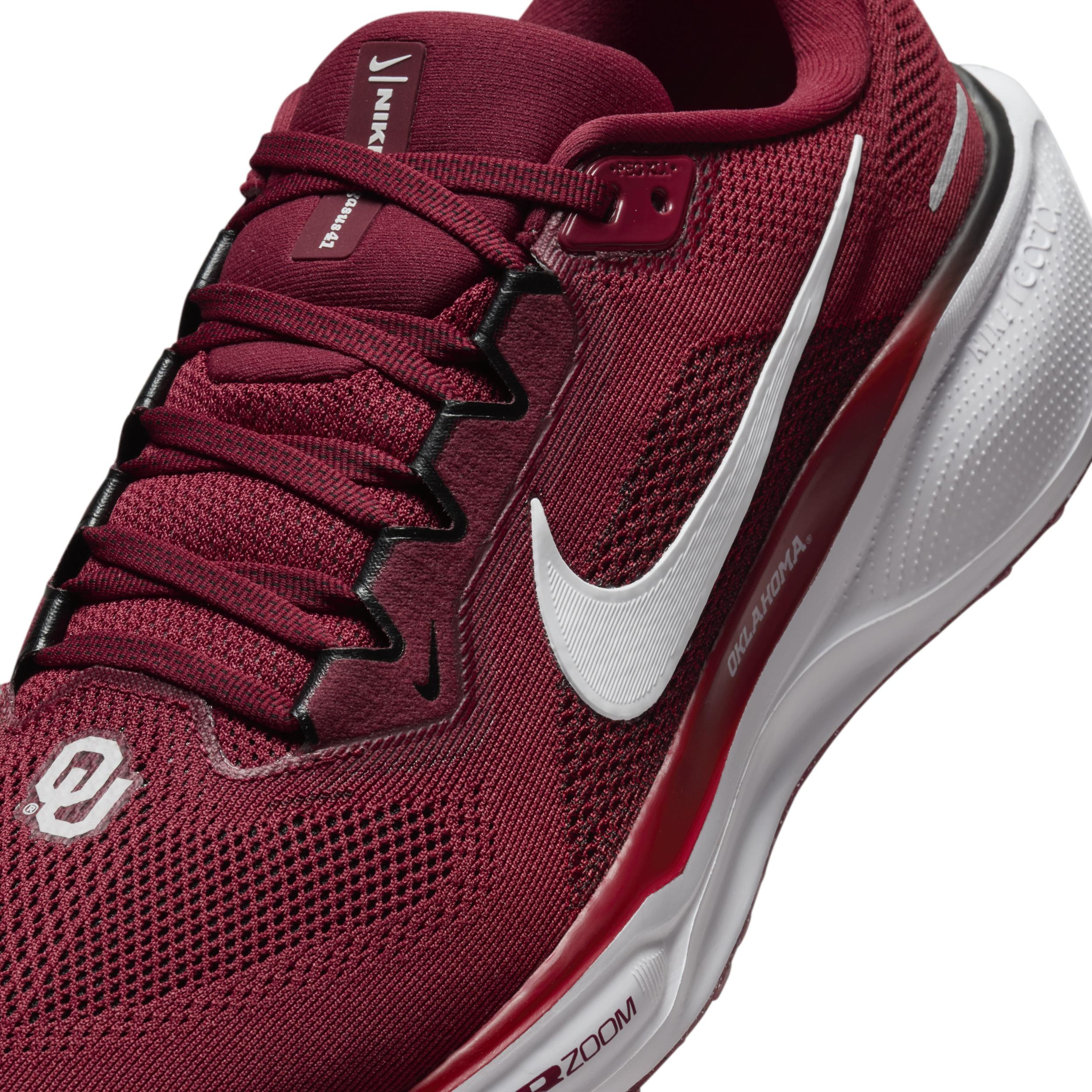 Oklahoma Pegasus 41 Men's Nike College Road Running Shoes Product Image