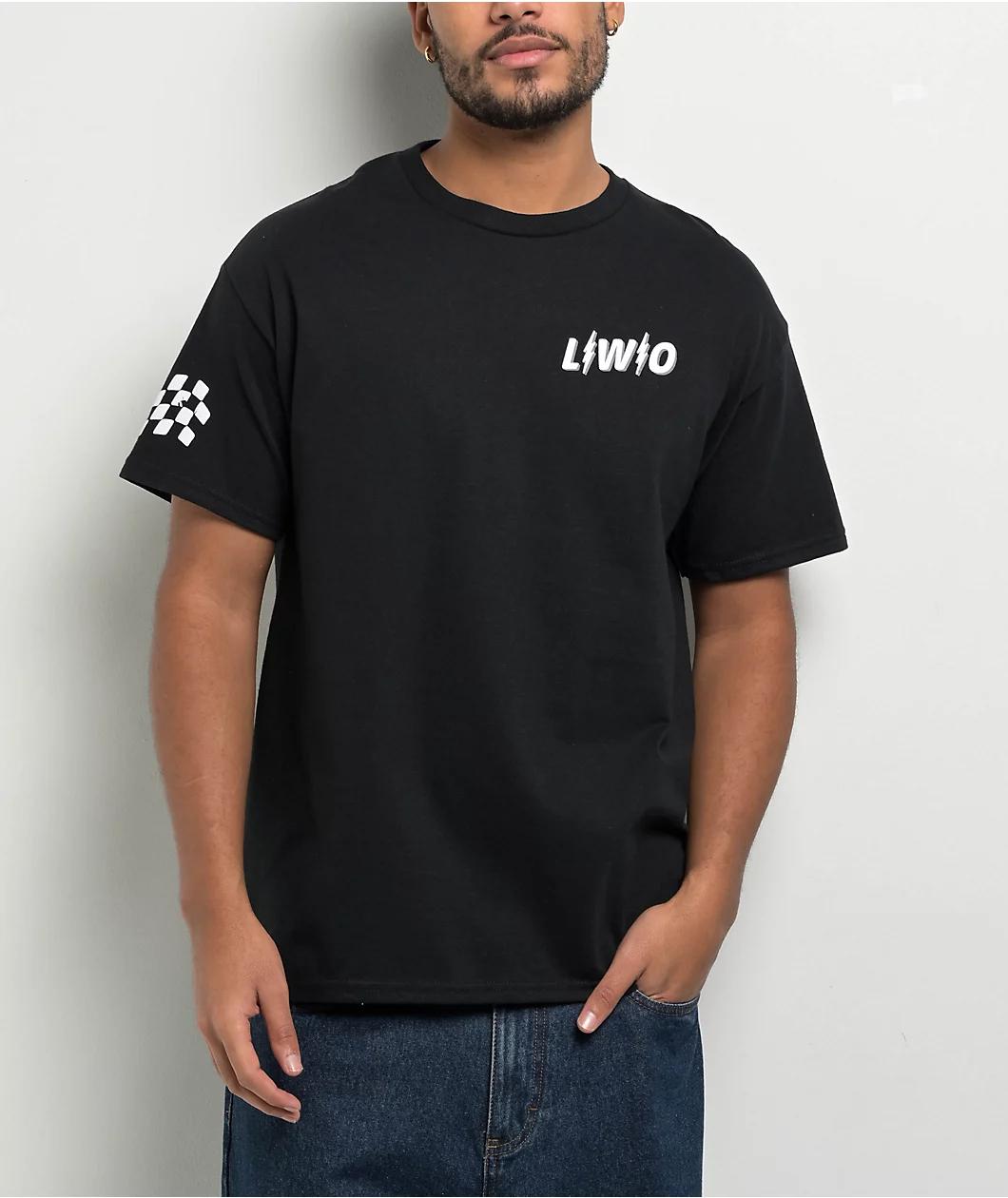 CboysTV Bad Wallet Black T-Shirt Product Image