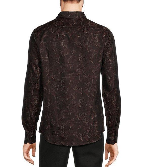 Murano Big & Tall Timeless Twenties Slim Fit Floral Print Long Sleeve Woven Shirt Product Image