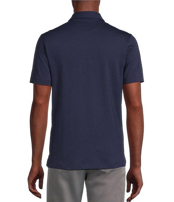 Cremieux Blue Label Tailored Fit Solid Short Sleeve Polo Shirt Product Image
