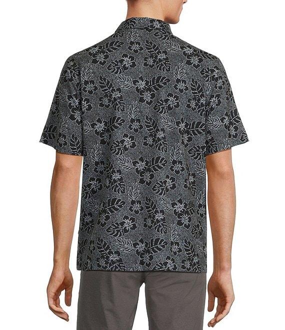 Tommy Bahama Big & Tall Coast Aloha Geo Short Sleeve Polo Shirt Product Image