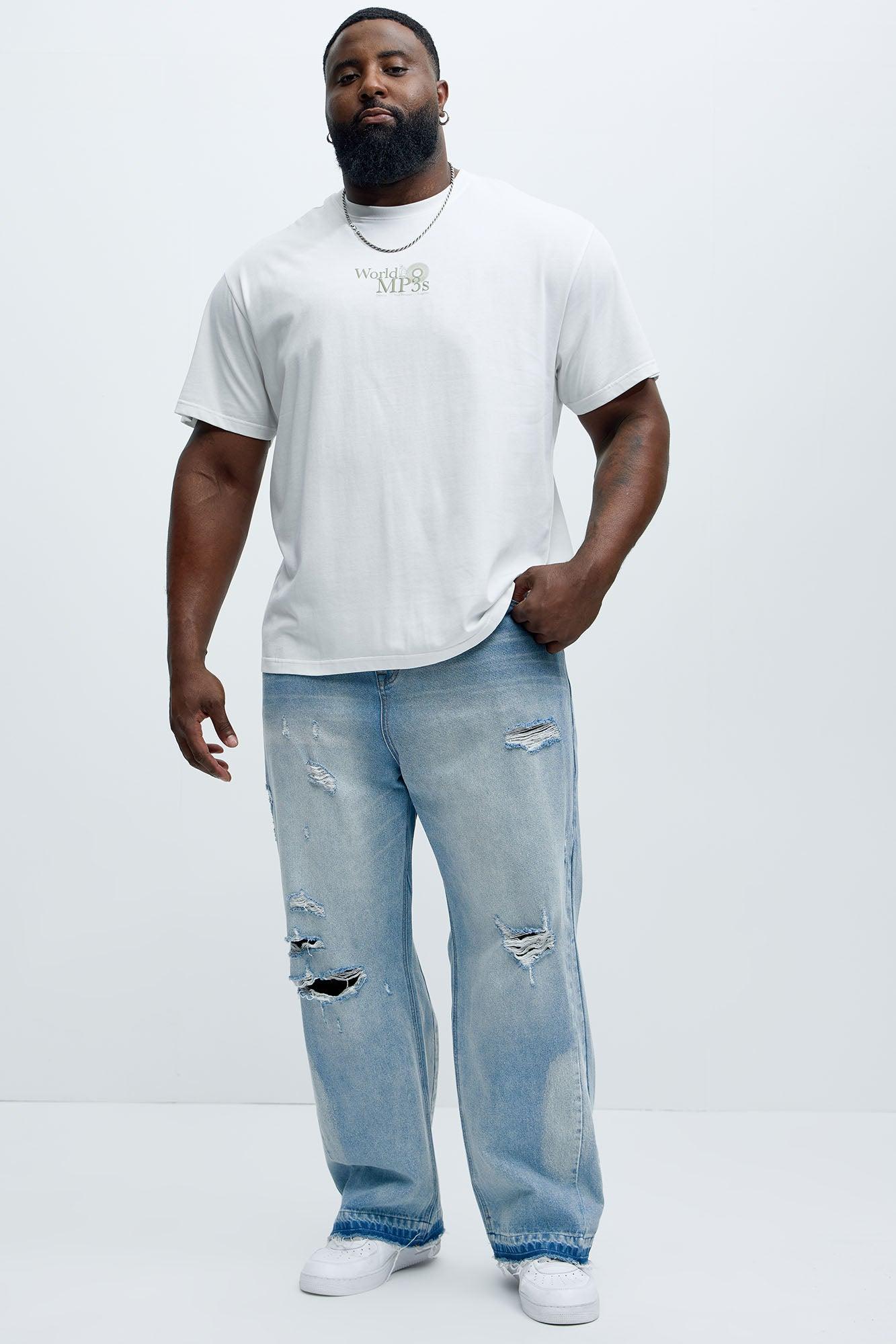 World Of MP3s Short Sleeve Tee - White Product Image