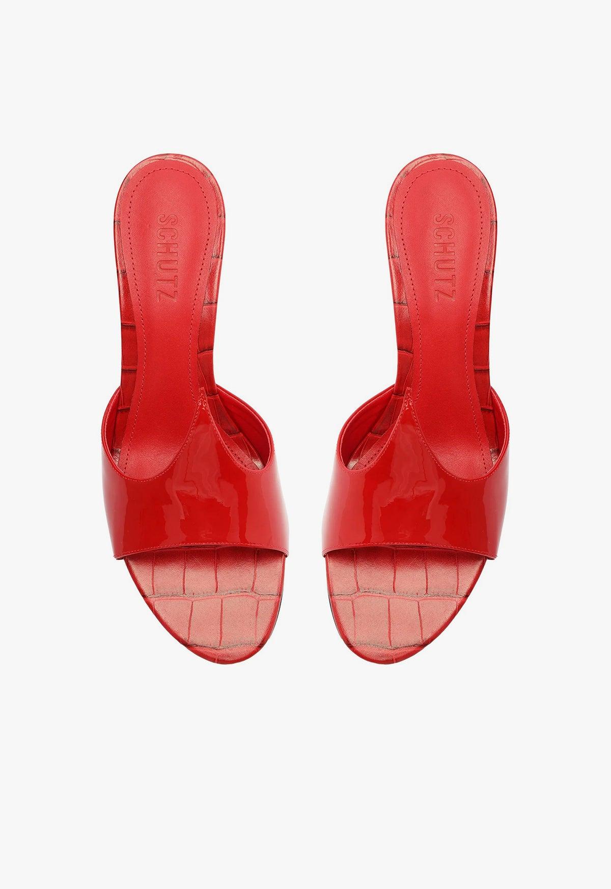 Carlie Mule Patent Leather Sandal Product Image