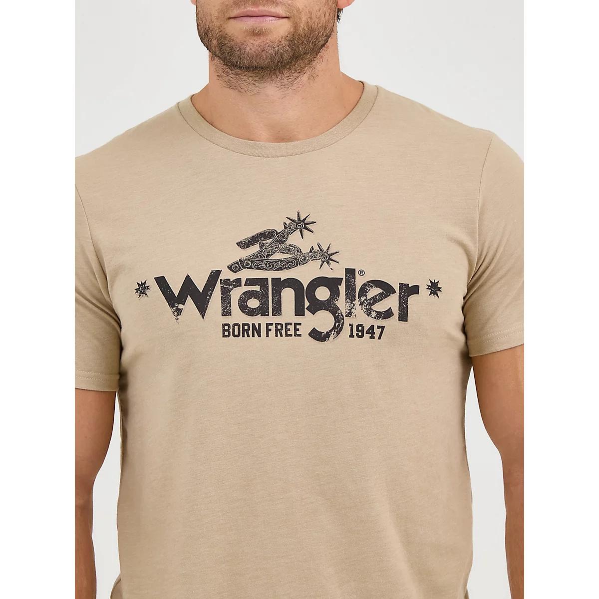 Men's Wrangler Born Free Graphic T-Shirt Spur Product Image