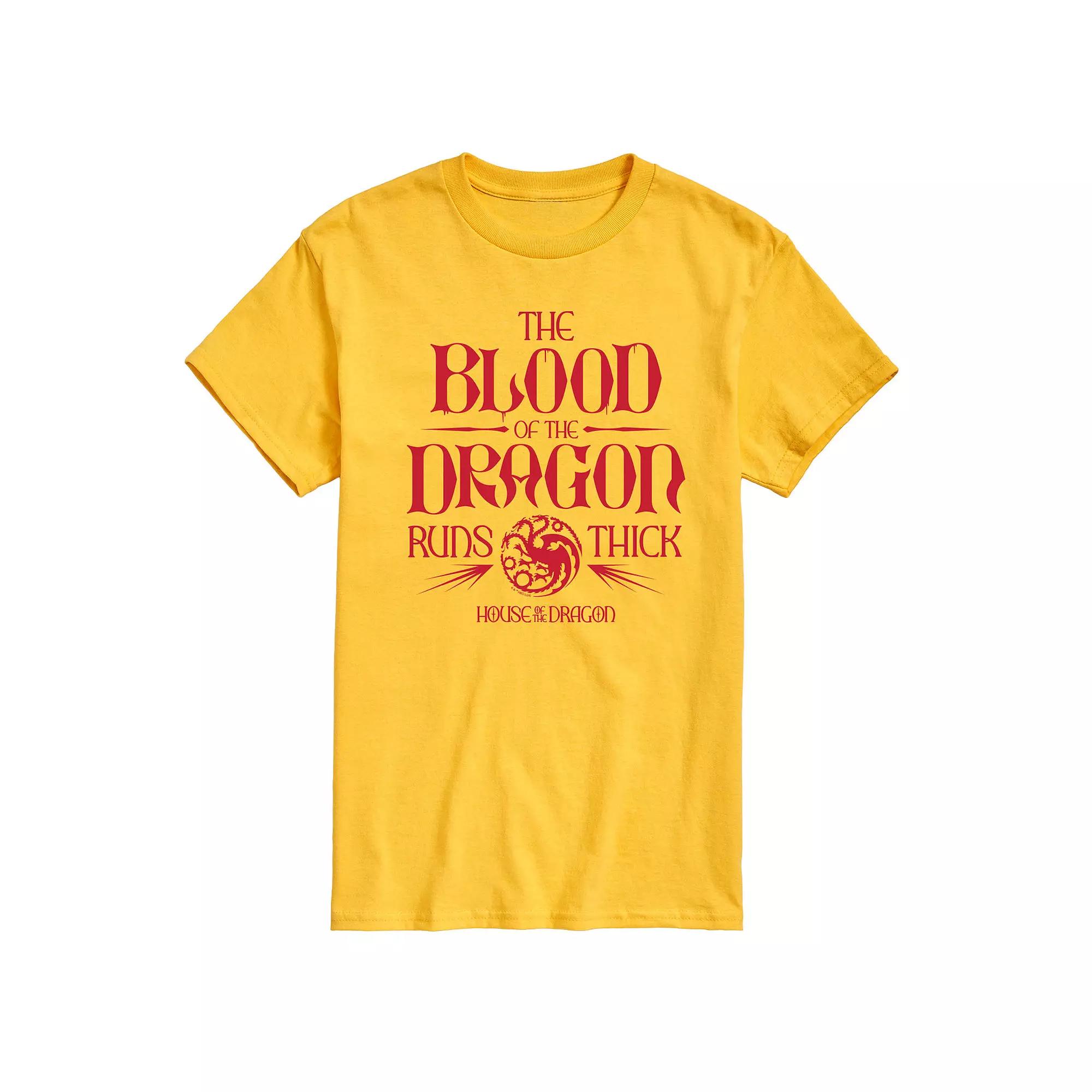Men's House Of The Dragon Blood Of Dragon Graphic Tee,  Product Image