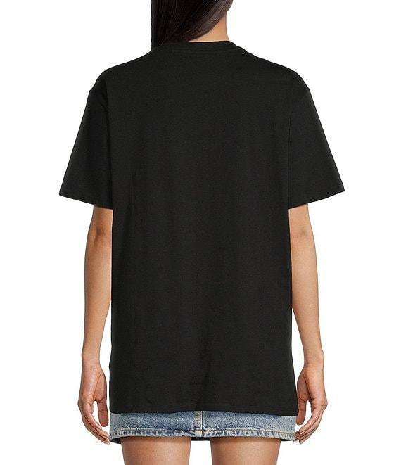 Guess Short Sleeve Pink Bear Graphic T-Shirt Product Image