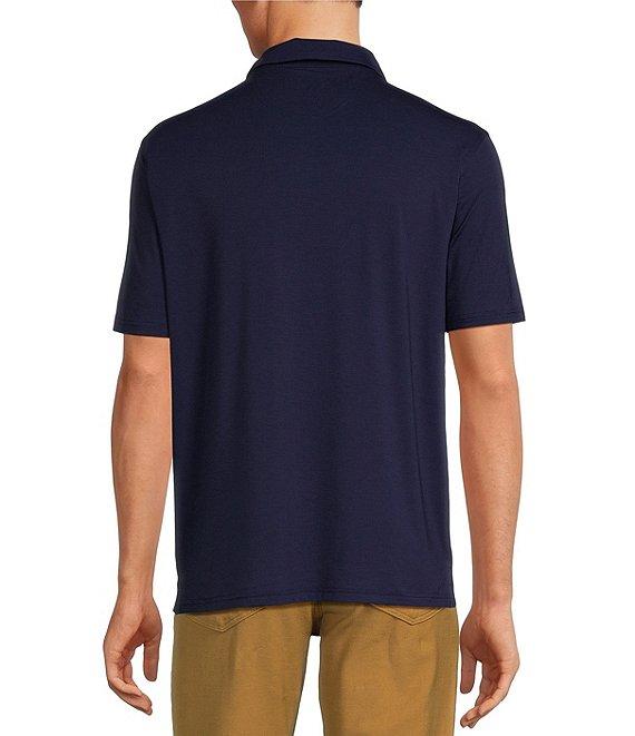 Rowm Rec + Relax Short Sleeve Solid Polo Shirt Product Image
