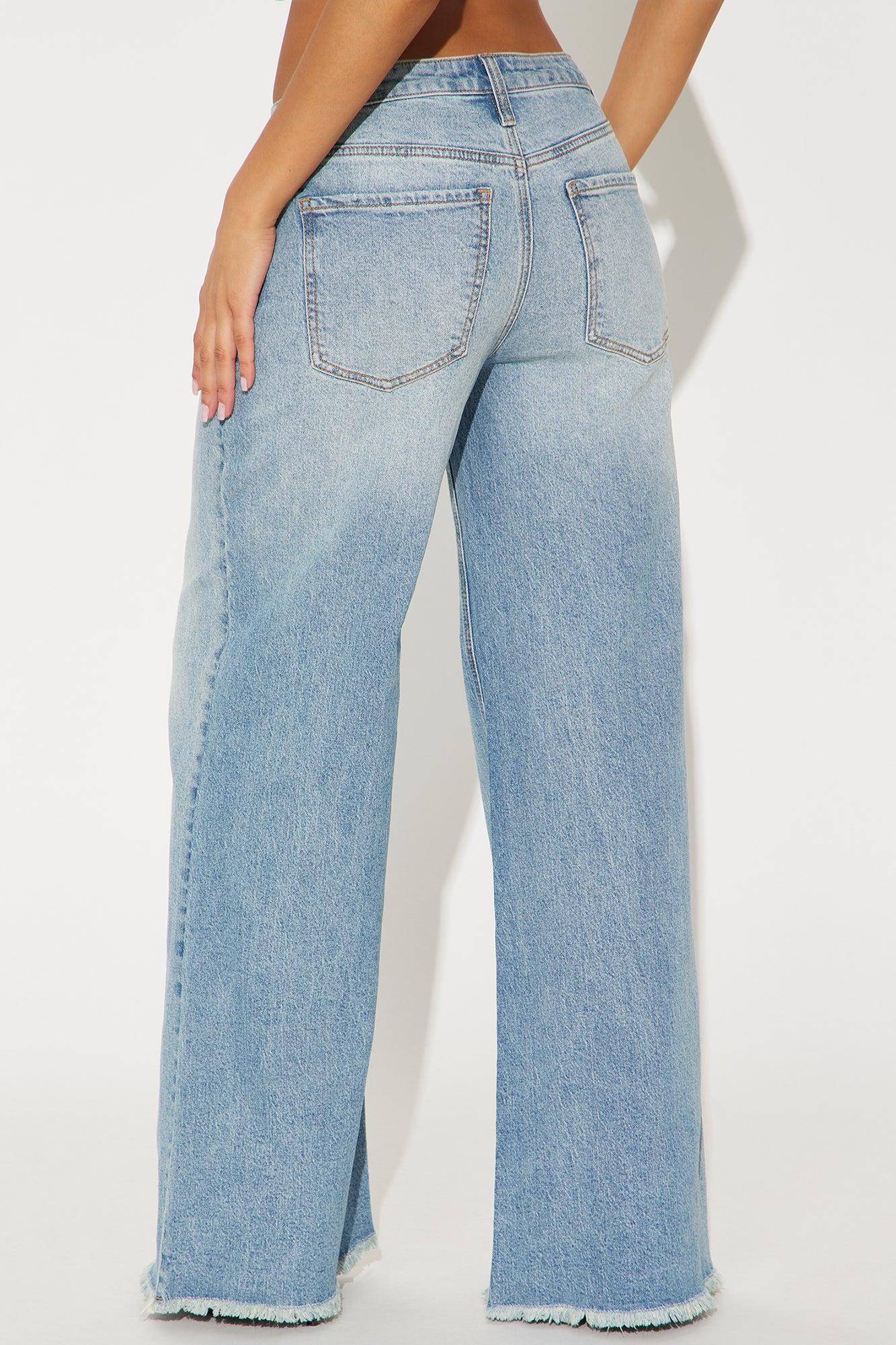 For What It's Worth Wide Leg Jean - Vintage Wash Product Image