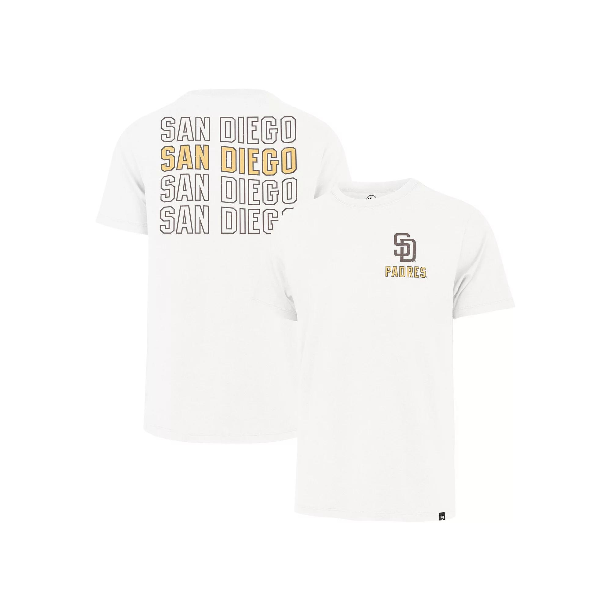 Men's '47 Cream San Diego Padres Hang Back Franklin T-Shirt,  Product Image