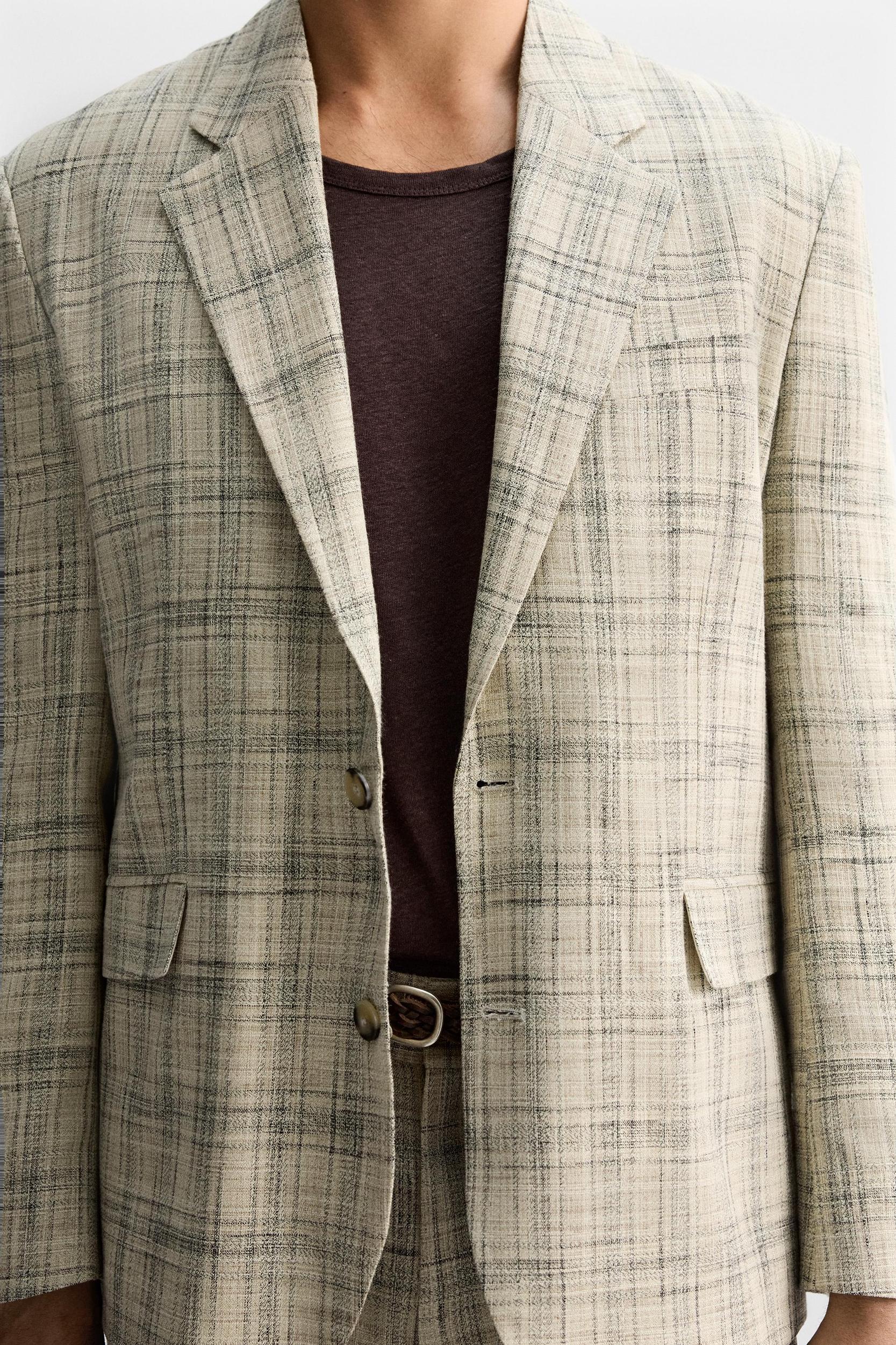 LIMITED EDITION PLAID SUIT BLAZER Product Image