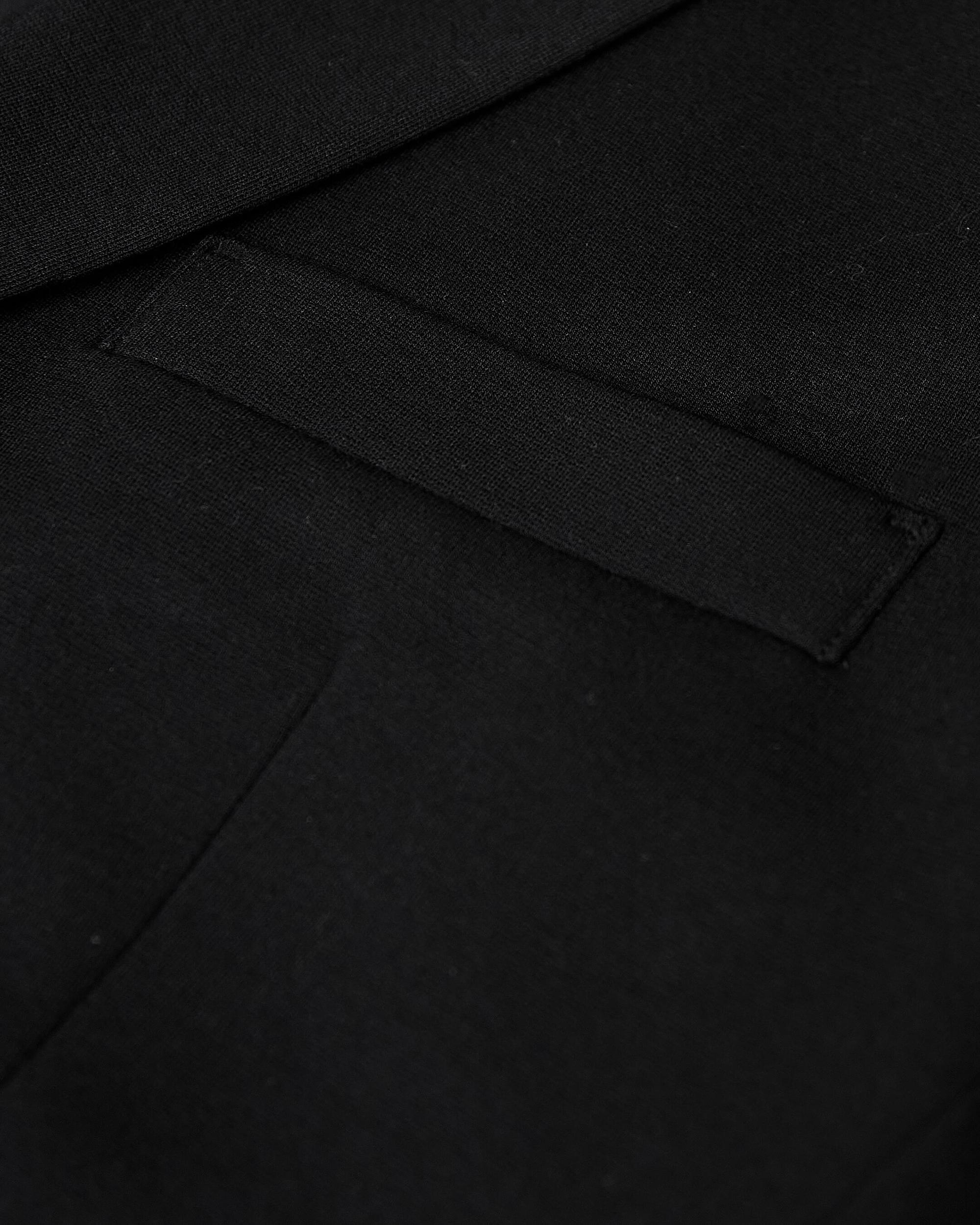 Black Comfort Knit Blazer Product Image