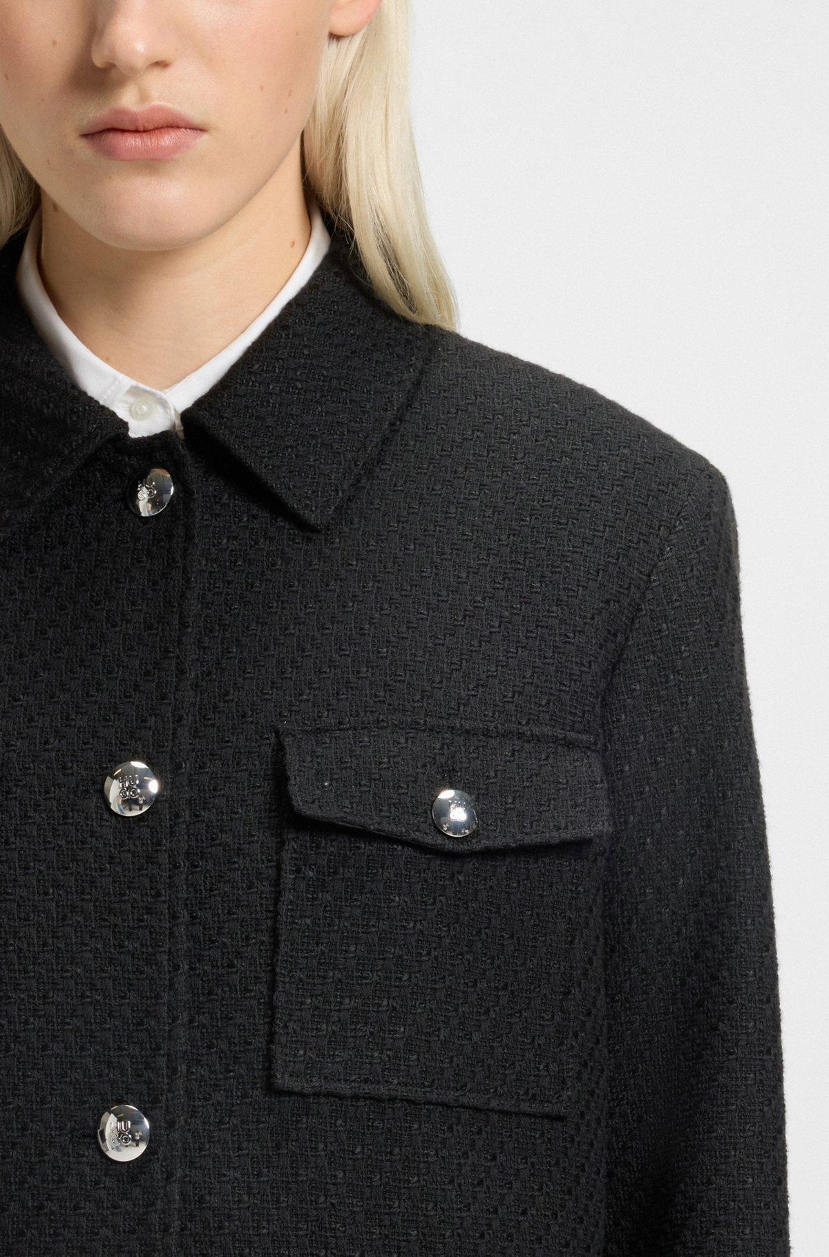 Regular-fit blazer in soft bouclé Product Image