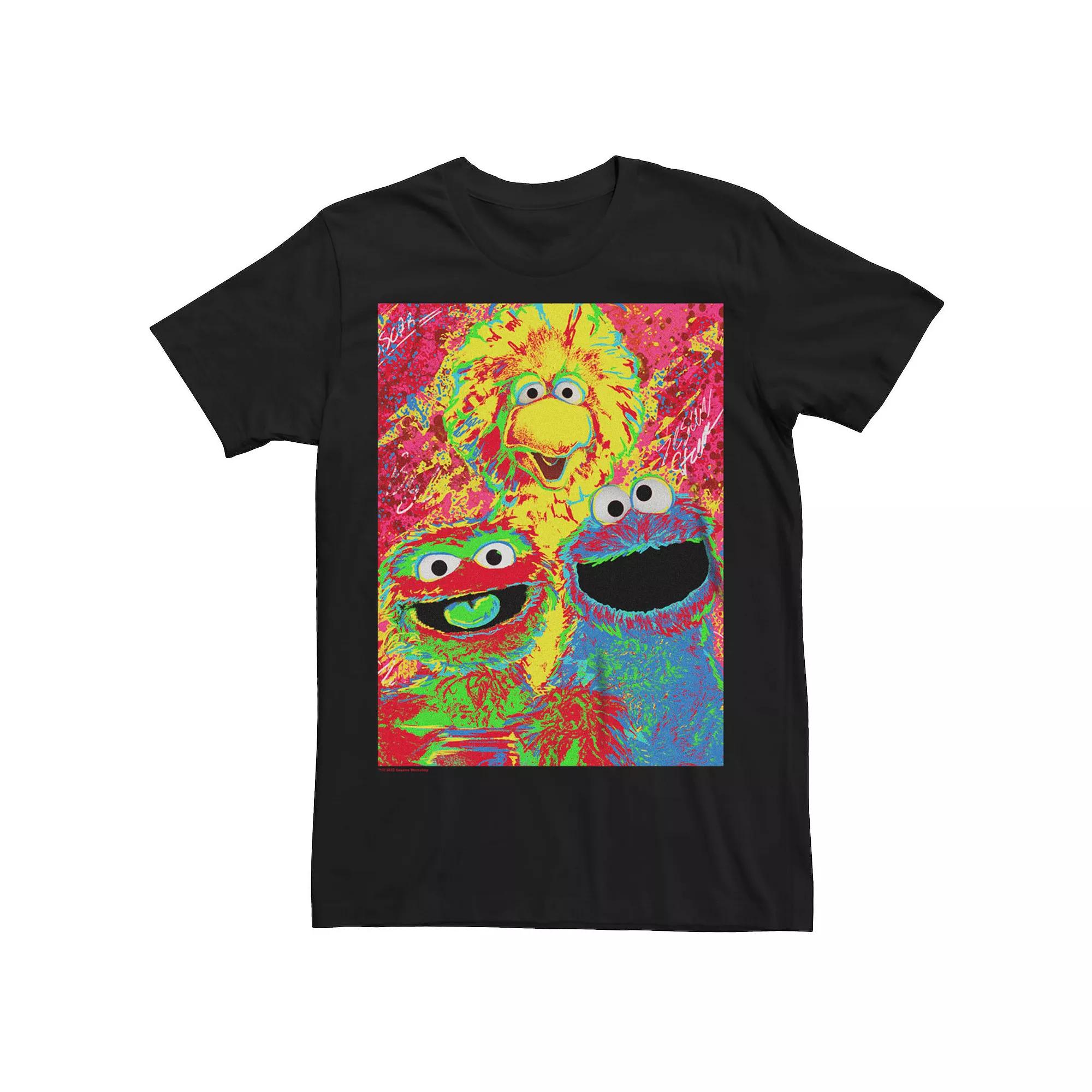 Big & Tall Sesame Street Painting Tee, Men's,  Product Image