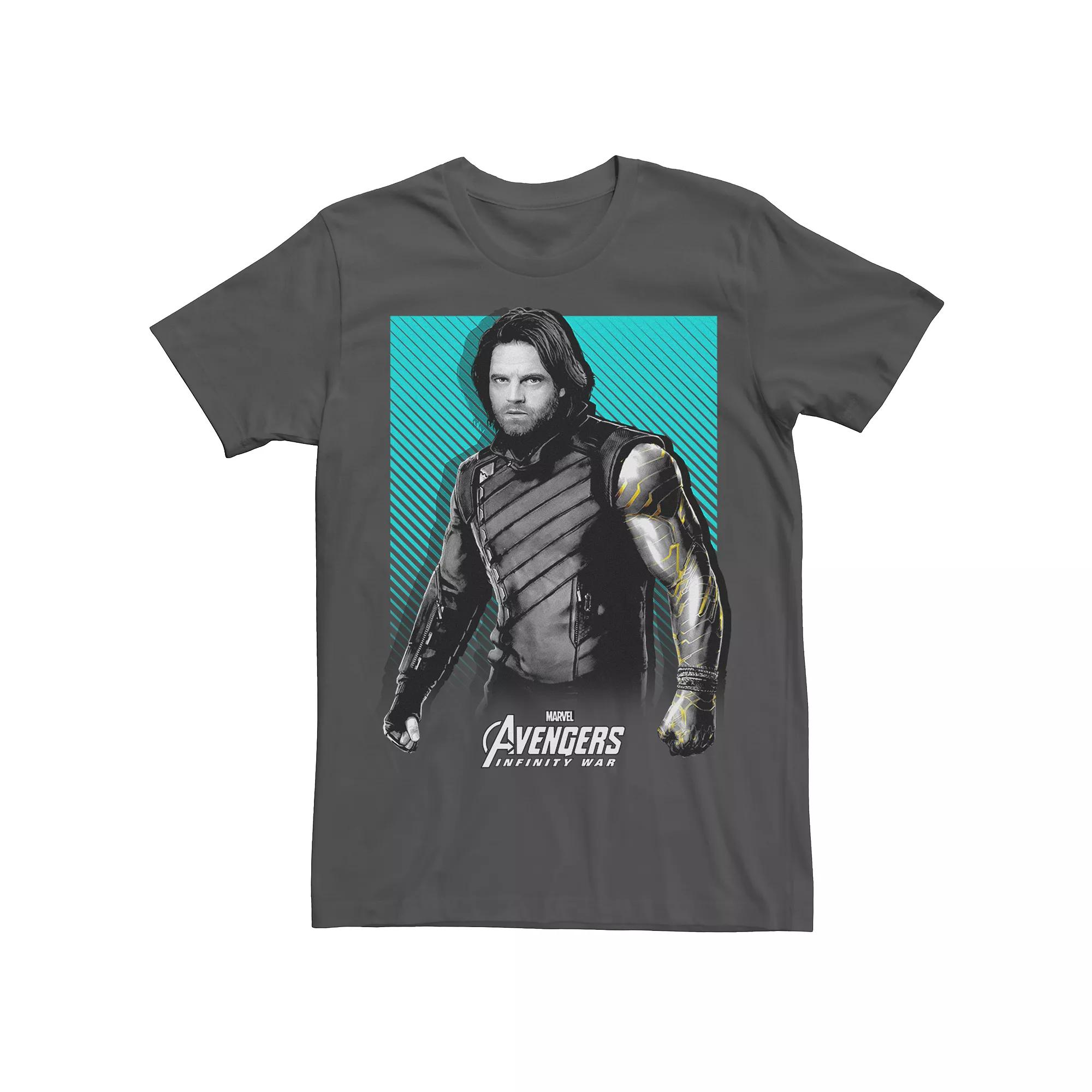 Men's Avengers Infinity War Winter Bucky Barnes Tee,  Product Image