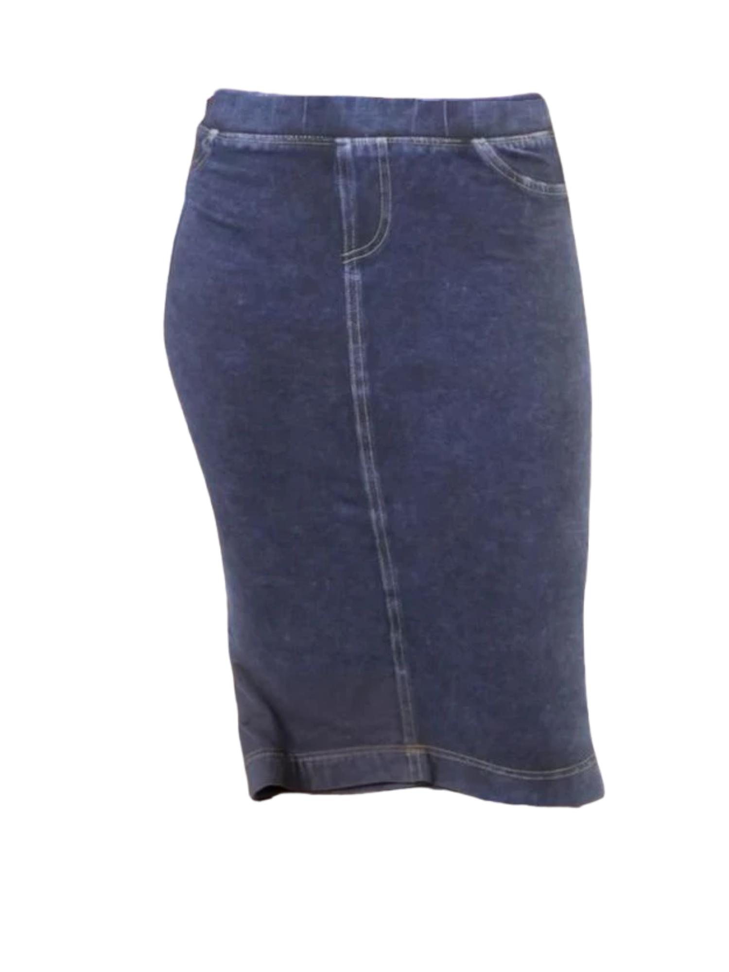 Hard Tail Denim Pencil Skirt WJ-124 Product Image