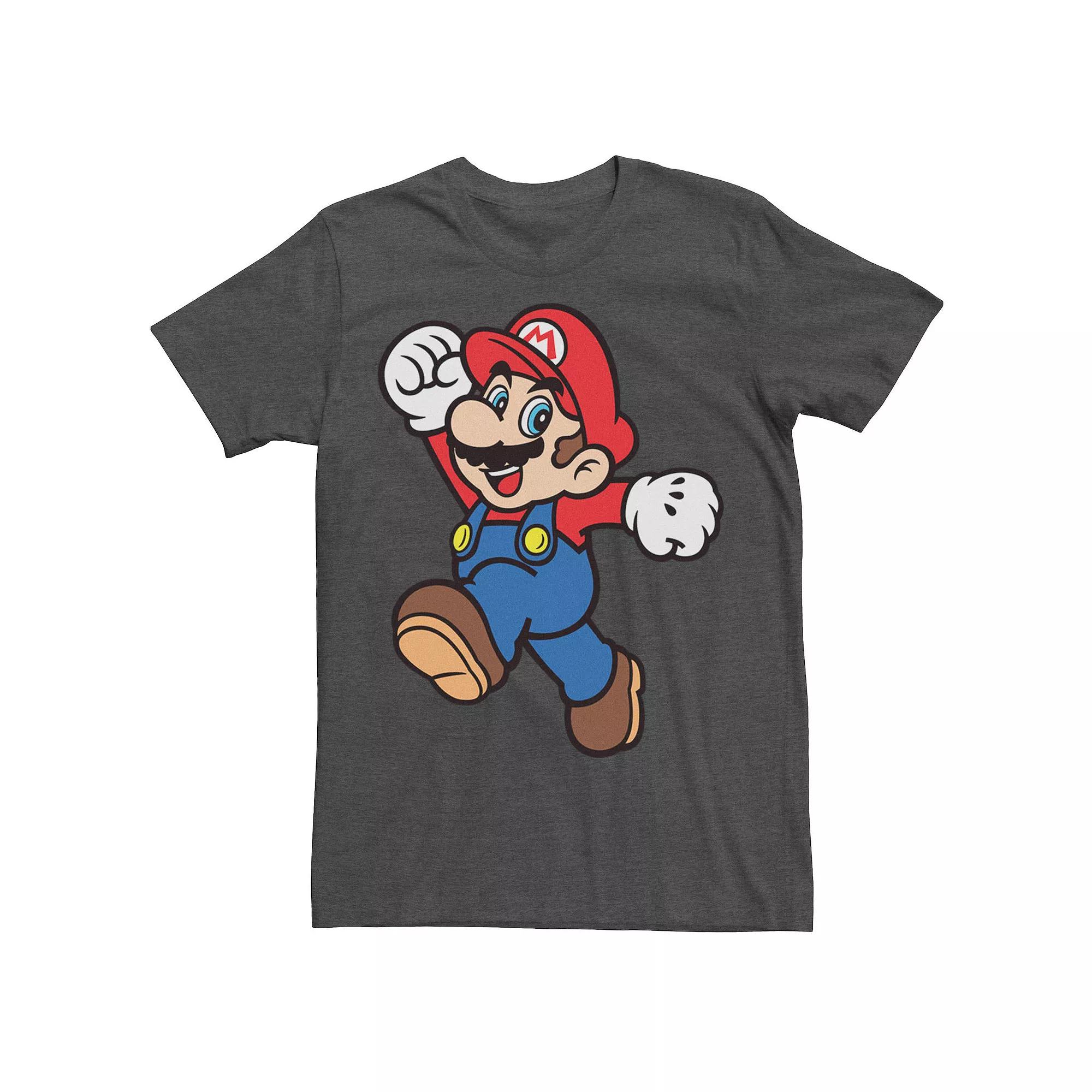 Men's Nintendo Super Mario Jump Vintage Distressed Tee,  Product Image