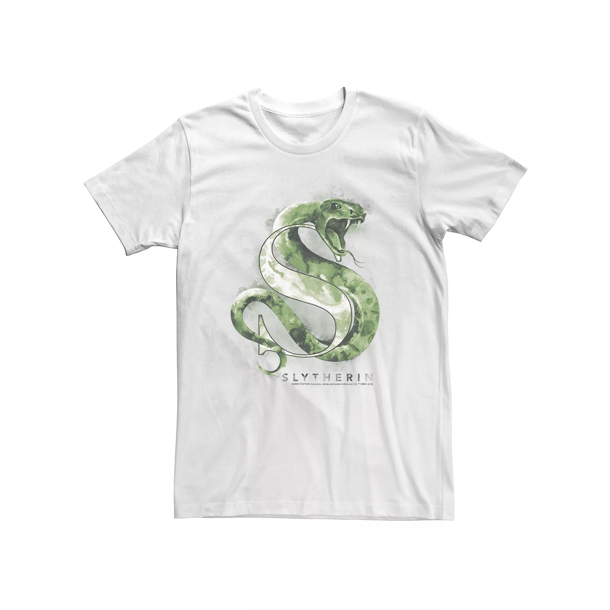 Big & Tall Harry Potter Slytherin House Watercolor Tee, Men's,  Product Image