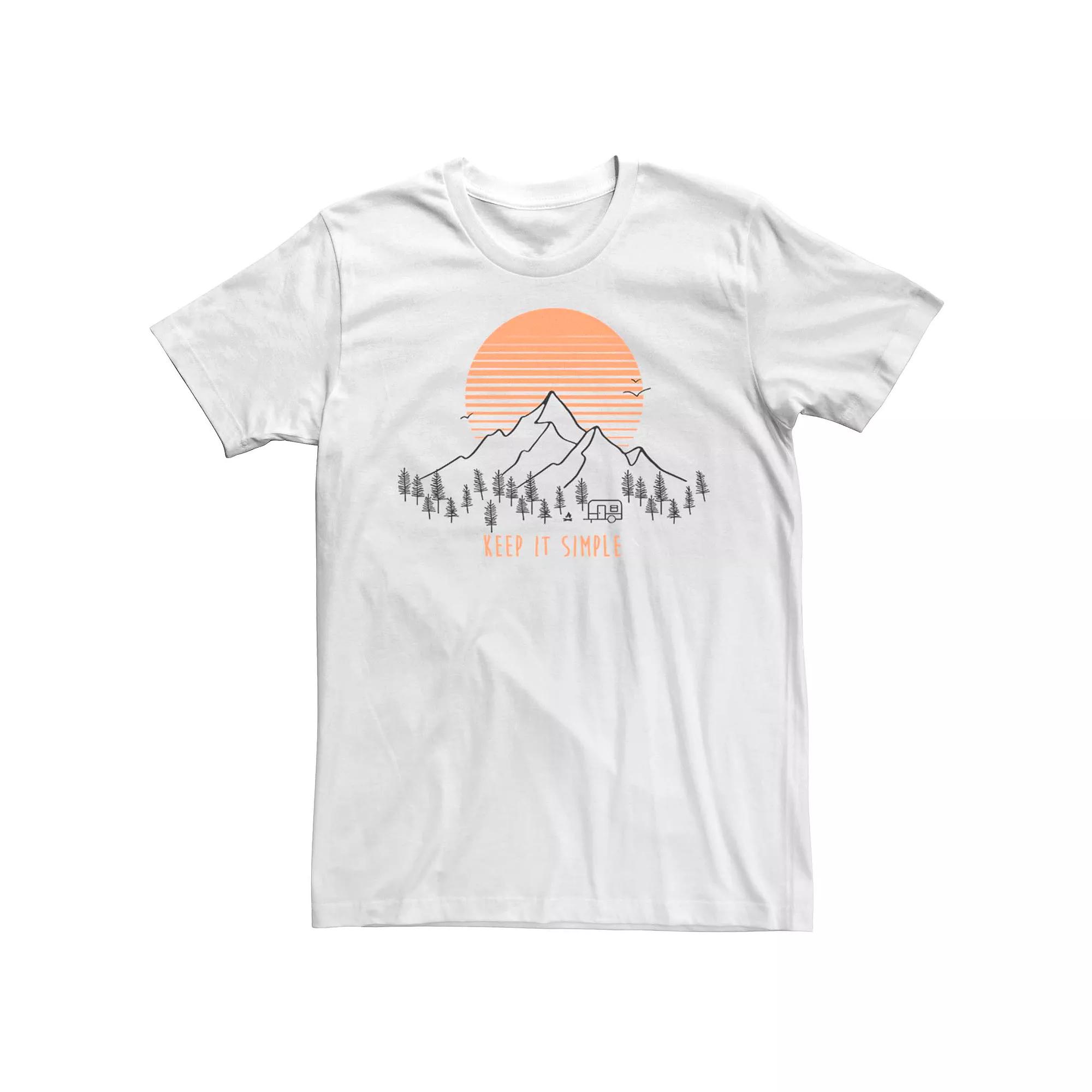 Men's Keep It Simple Camping Tee,  Product Image