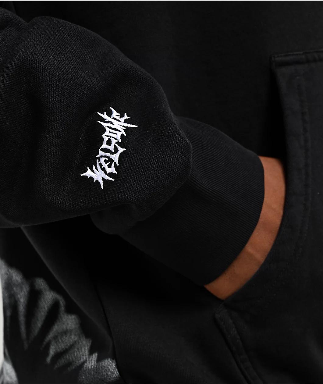 Welcome x Beetlejuice Qualified Black Hoodie Product Image