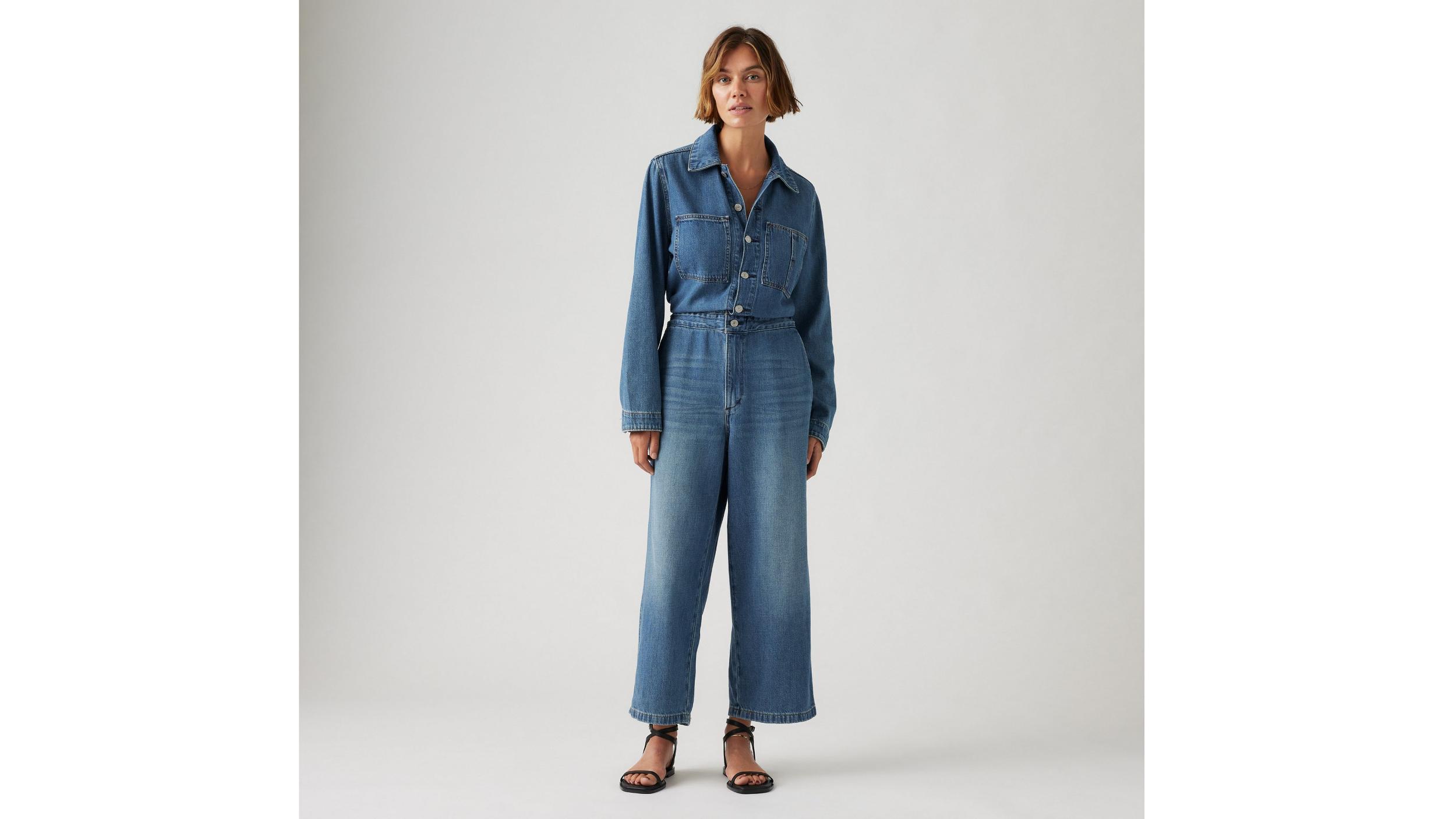 Linen+ Denim Iconic Jumpsuit Product Image
