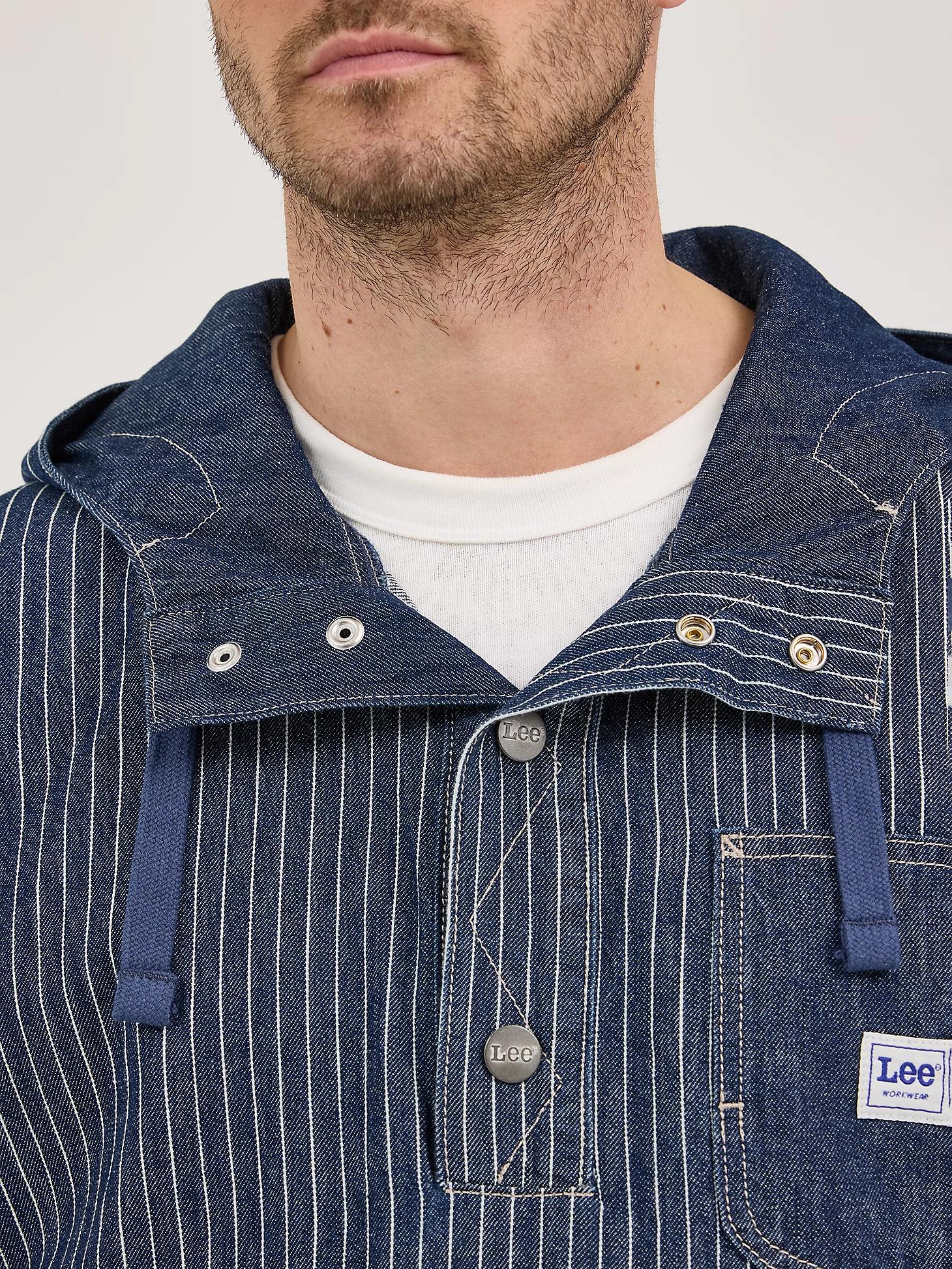 Men's Railroad Stripe Denim Anorak | Men's Tops & Tees | Lee® Product Image