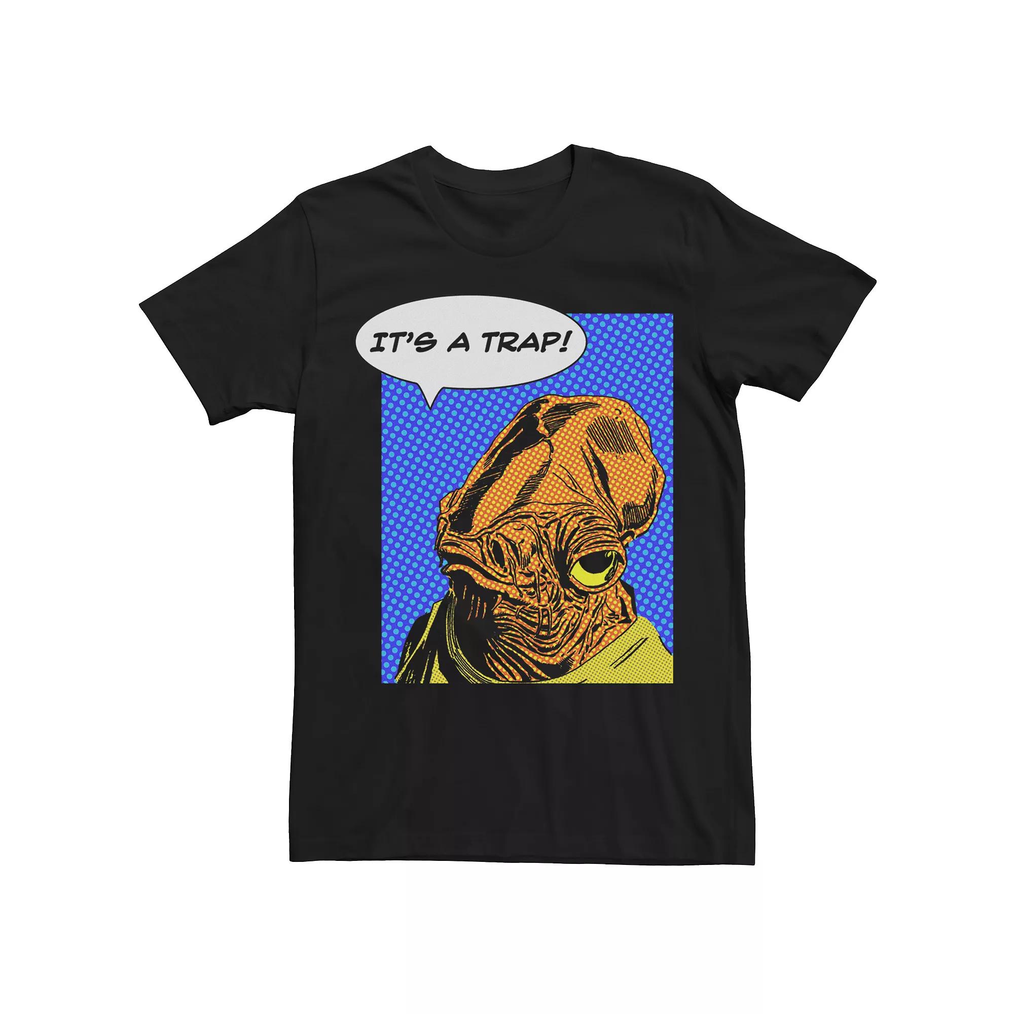 Men's Star Wars Admiral Ackbar It's A Trap Pop Art Tee,  Product Image